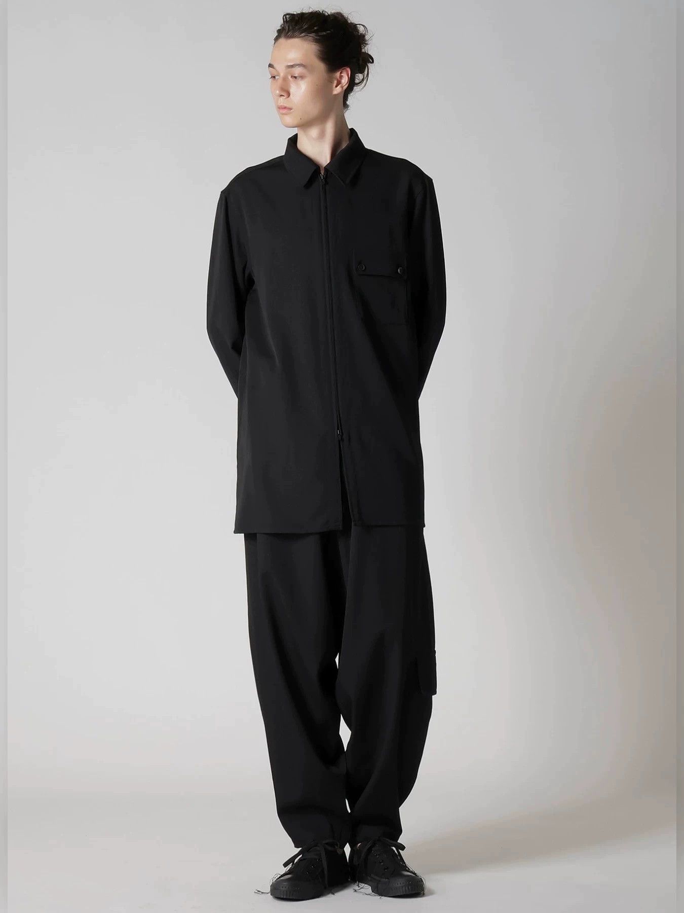Yohji Yamamoto Yohji 25ss Vintage Wool Zip Shirt Jacket Men's Size US M / EU 48-50 / 2 - 7 Thumbnail