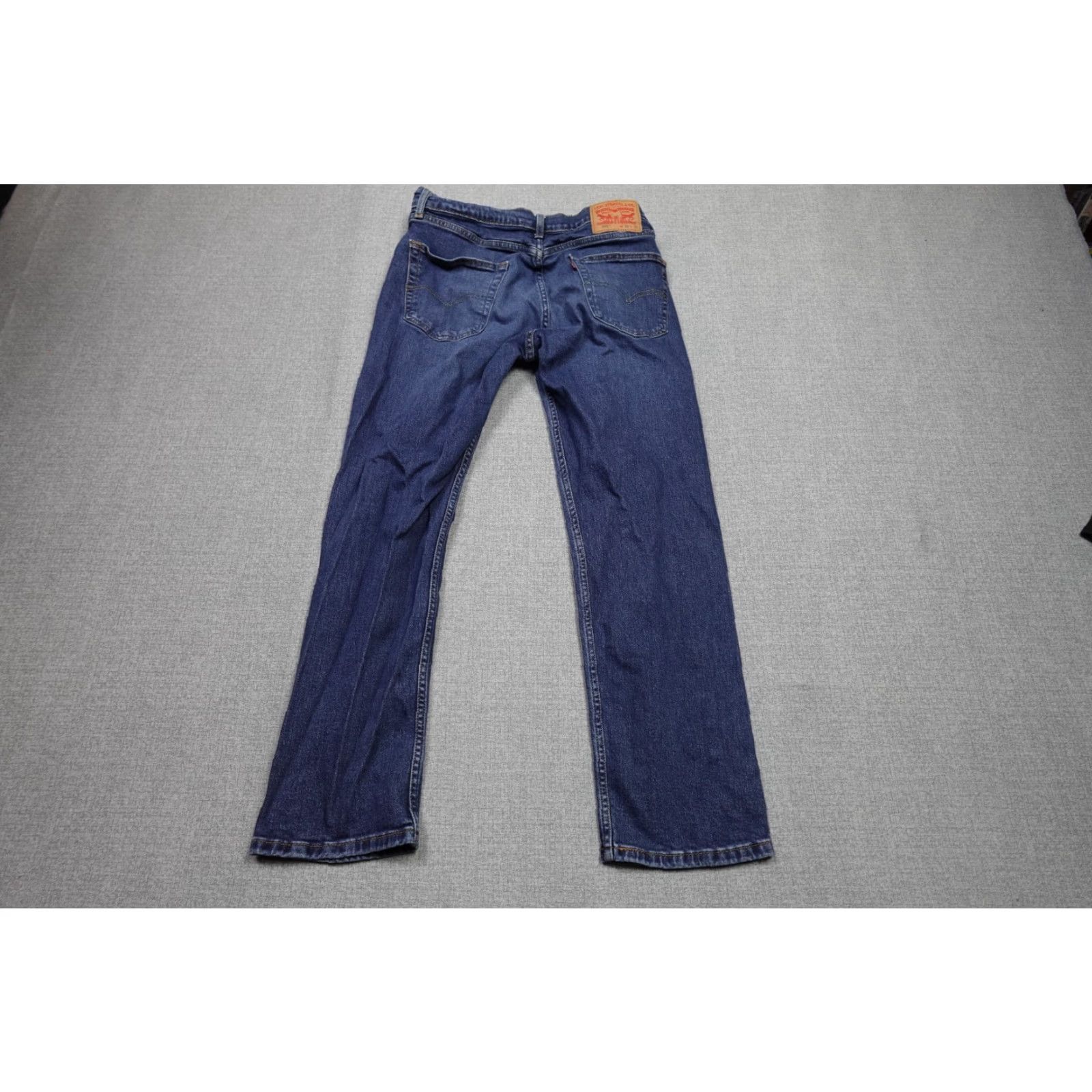 Levi's Levi's 505 Jeans Mens 32x30 Blue Relaxed Fit Dark Wash Denim Western Rancher Size US 32 / EU 48 - 4 Thumbnail