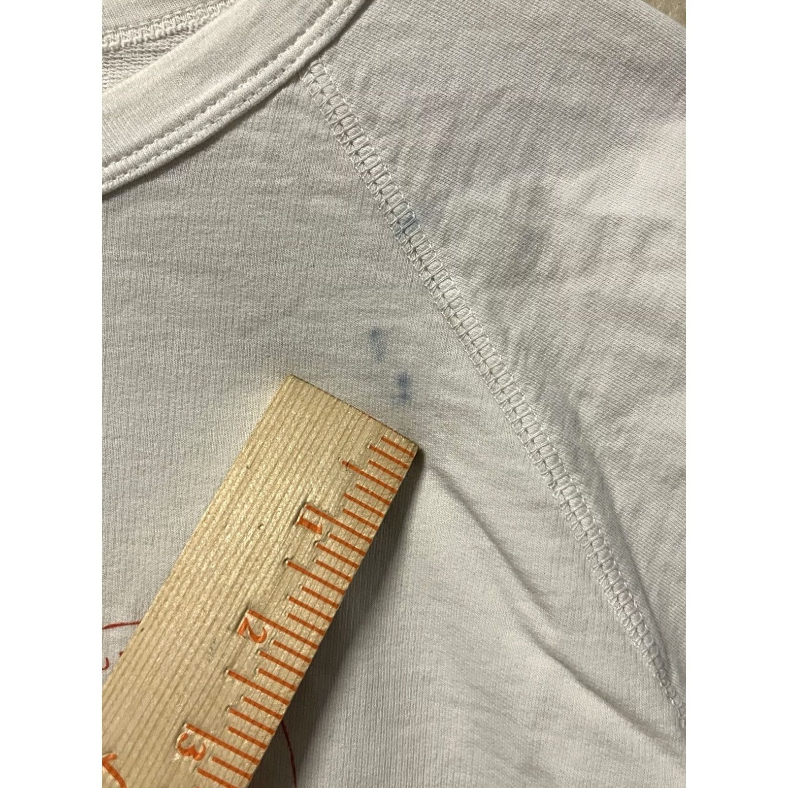 Logo 7 Surf Jack T-Shirt Long Sleeve White Large Logo Made In USA Distressed Mens L Regular Shirt Size US L / EU 52-54 / 3 - 6 Thumbnail