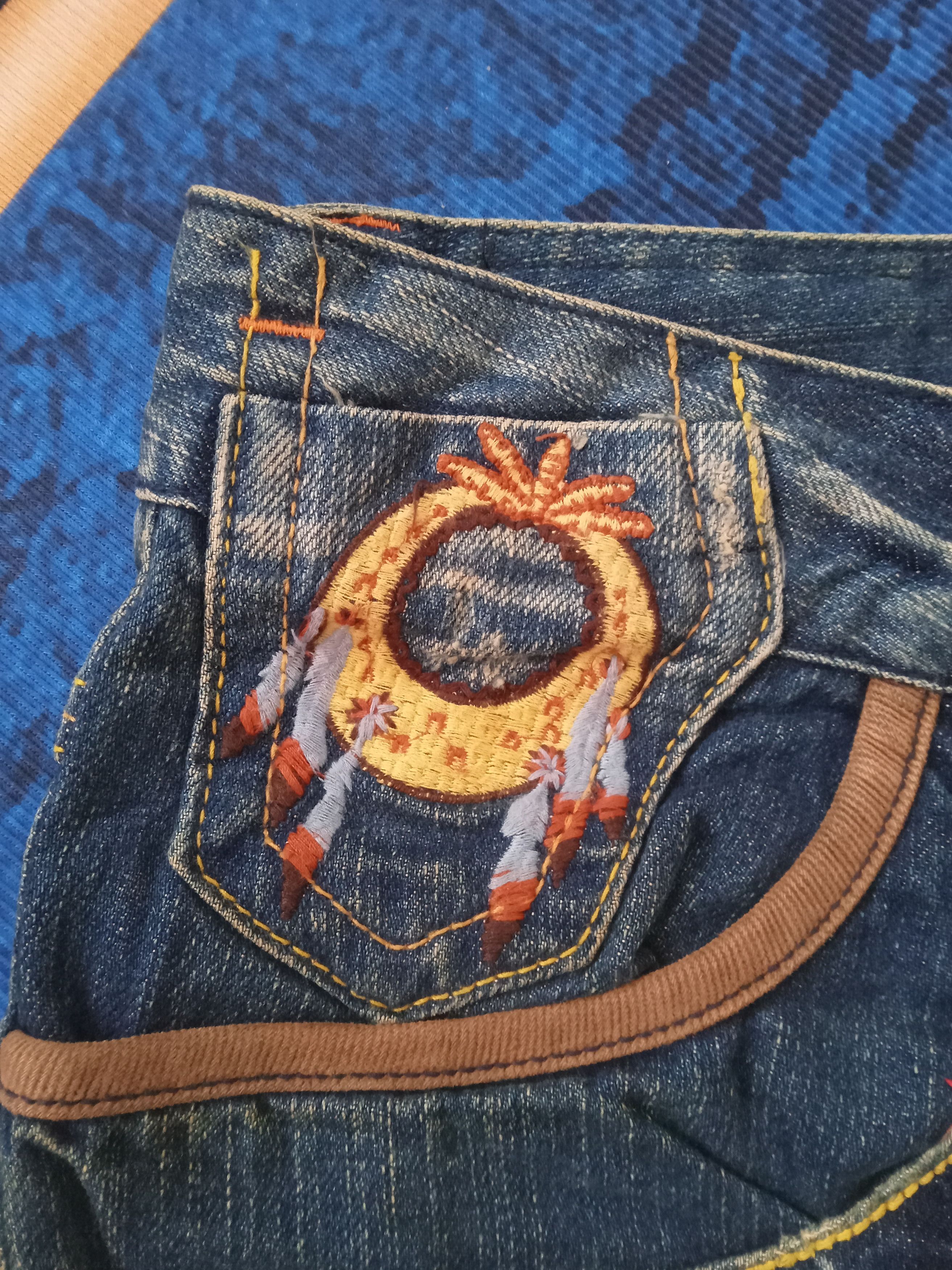 Japanese Brand Red Pepper Rare Design Jeans Size US 33 - 9 Thumbnail