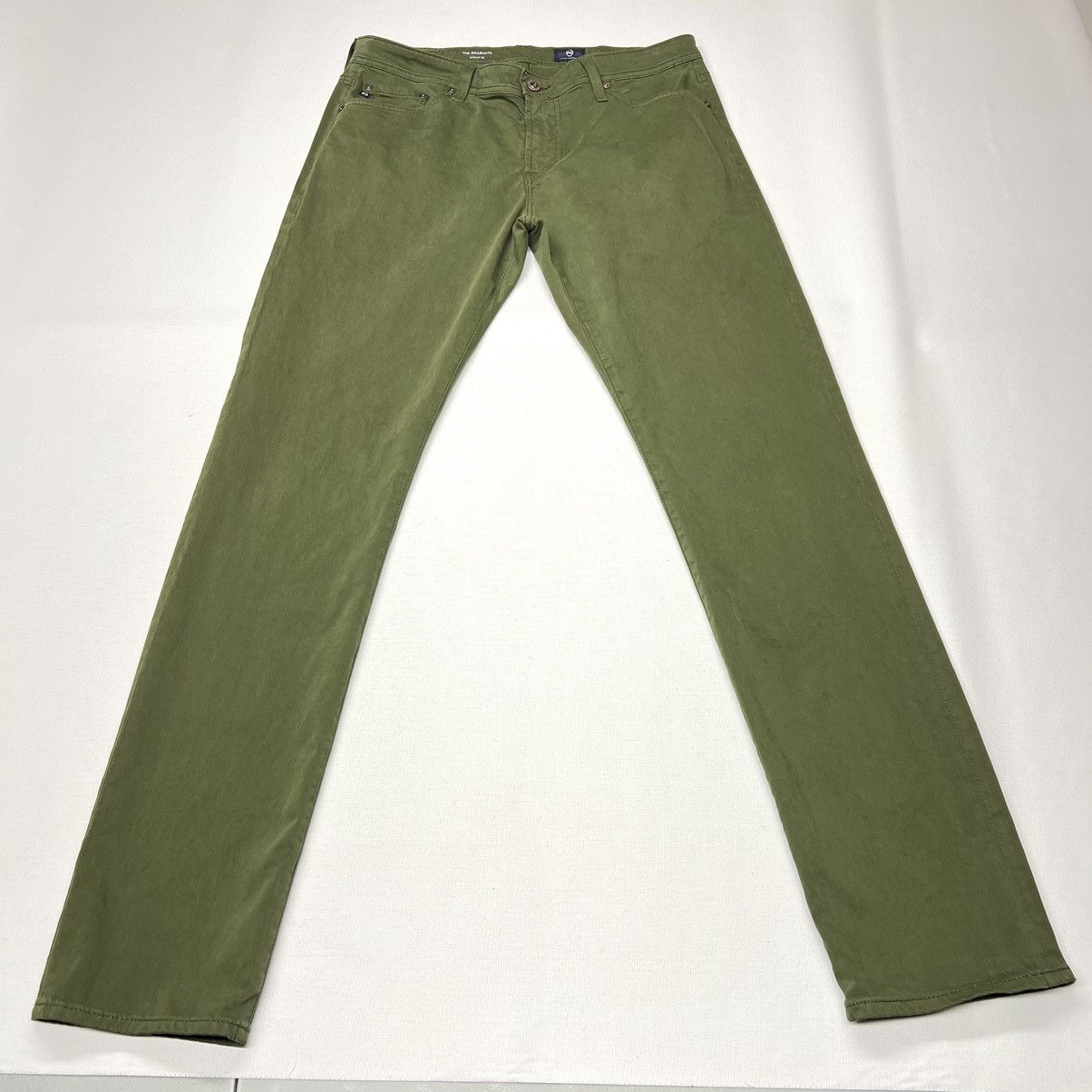 AG Adriano Goldschmied AG Adriano Goldschmied Pants Green The Graduate Tailored Leg Size US 33 - 1 Thumbnail
