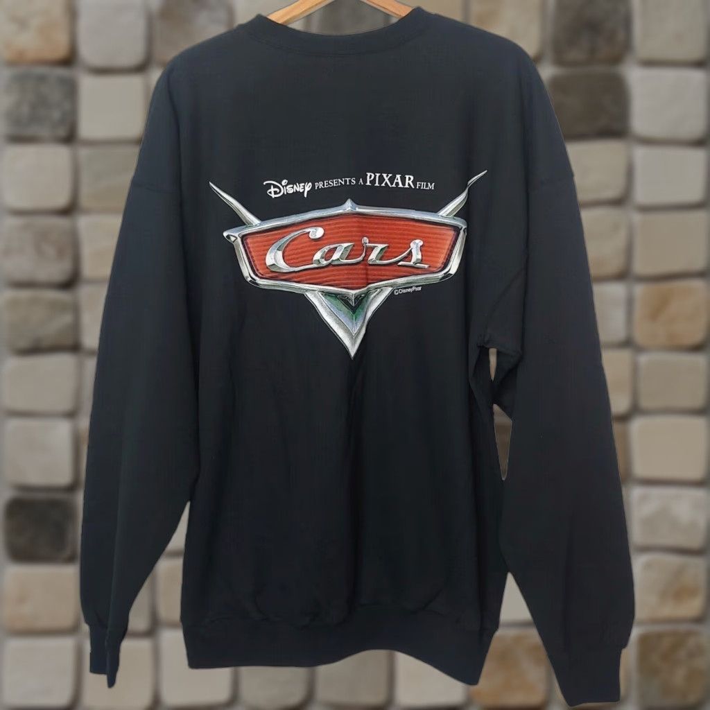 Disney Disney Pixar Cars Movie Pit Crew Sweatshirt Crewneck XL Black Valvoline Size US XL / EU 56 / 4 - 1 Thumbnail