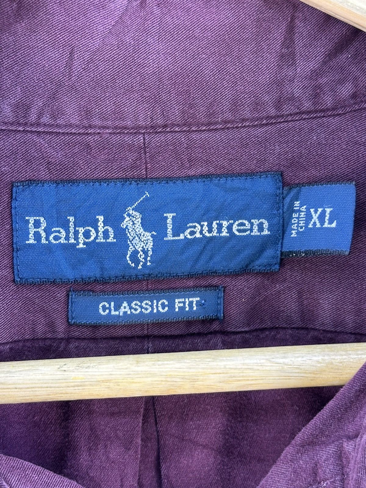 Ralph Lauren Vintage 90’s Ralph Lauren Plain Flannel Shirt Button Up Size US XXL / EU 58 / 5 - 12 Thumbnail
