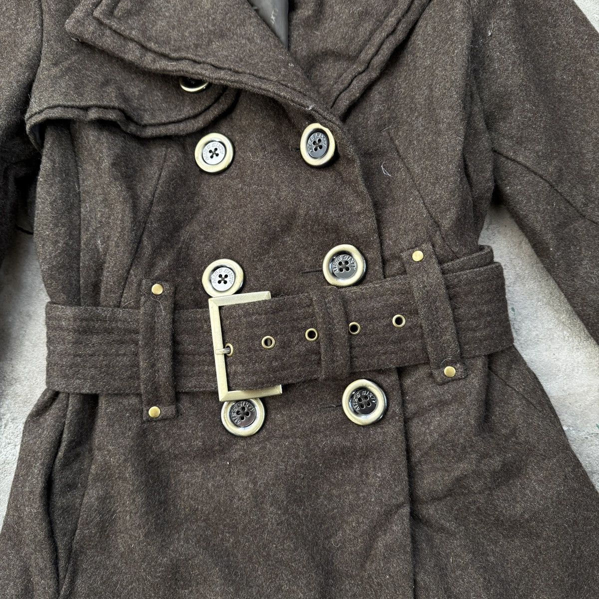 Miss Sixty Miss Sixty 1960s 1970s Inspired Wool Trench Coat Size XS / US 0-2 / IT 36-38 - 3 Thumbnail