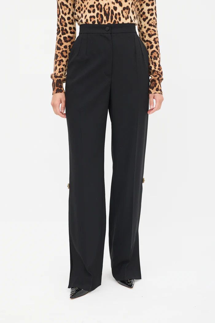 Dolce & Gabbana o1y0925 Sweatpant in Black Size 25" / US 0 / IT 36 - 1 Thumbnail