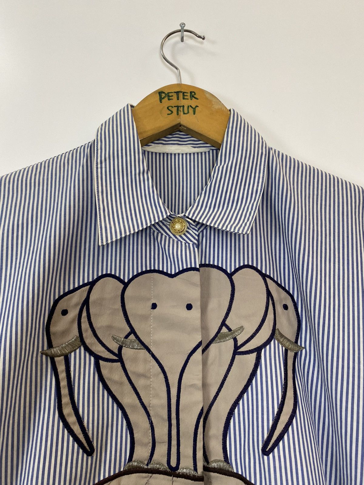 Japanese Brand × Vintage Vintage Ziza Hickory Shirt Size US M / EU 48-50 / 2 - 6 Thumbnail