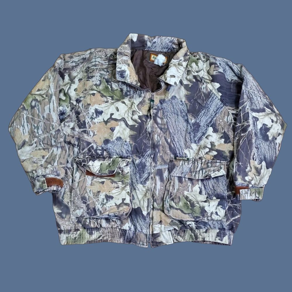 Vintage Remington Jacket Mens 2XL Camouflage Canvas Insulated Bomber Outdoor Coat Size US XXL / EU 58 / 5 - 1 Thumbnail