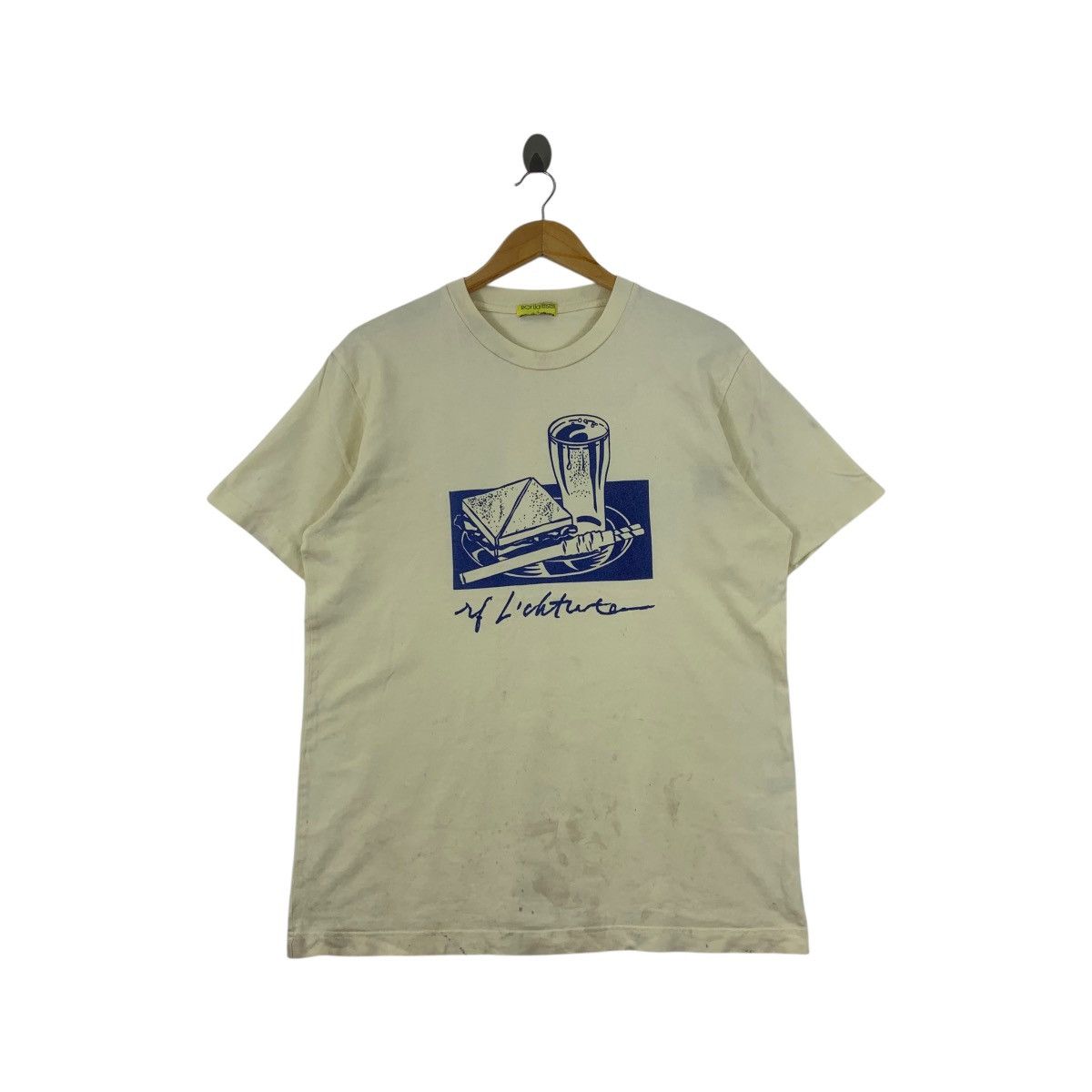 Vintage Vintage ROY LICHTENSTEIN Sandwich And Soda Trash Tee Size US L / EU 52-54 / 3 - 1 Thumbnail