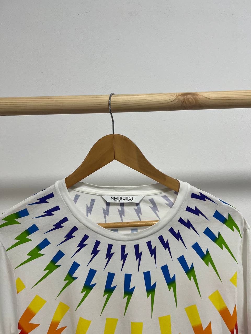 Neil Barrett Neil Barrett Lightning Bolt T-Shirt Size US S / EU 44-46 / 1 - 4 Thumbnail