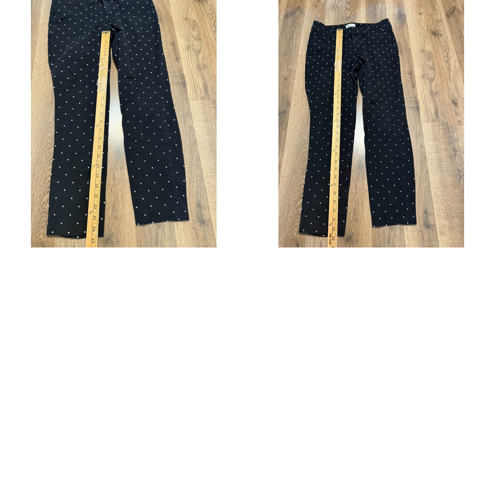 Old Navy Old Navy Pixie Pants Women's Size 8 Regular Black White Polka Dots Pants Size 30" / US 8 / IT 44 - 9 Thumbnail