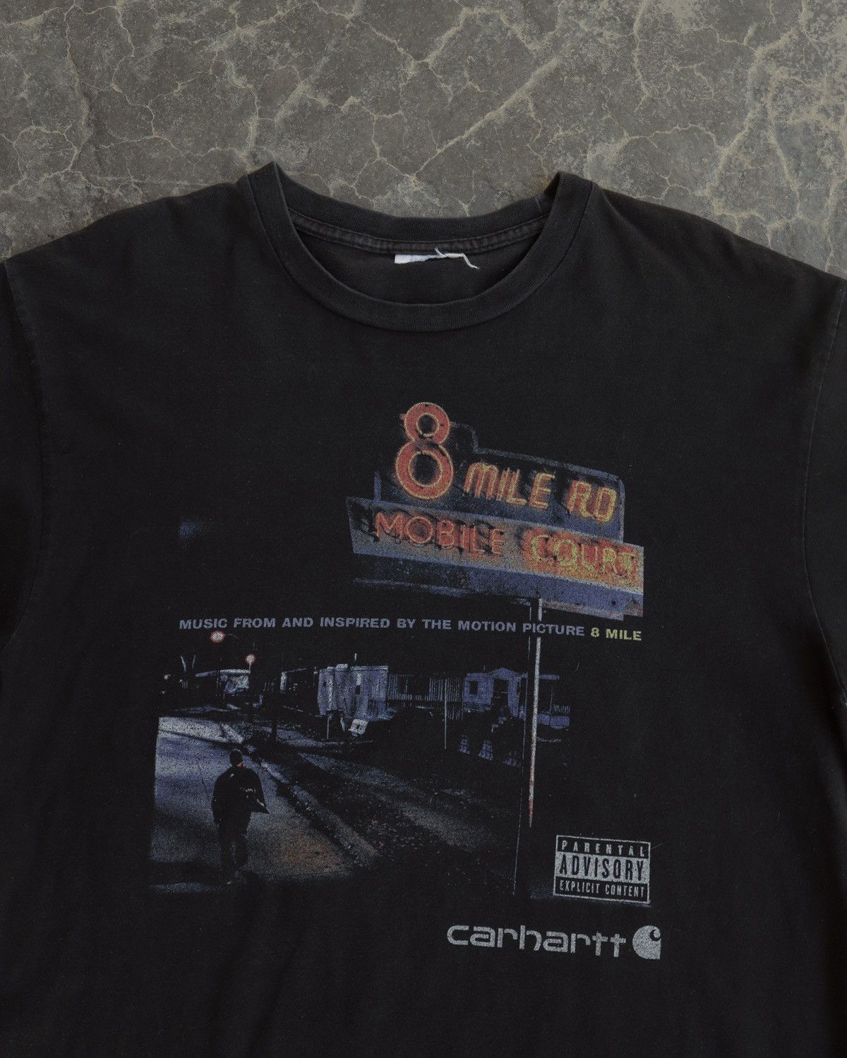 Carhartt Vintage 8 Mile Carhartt Detroit Black Movie Promo Tee Size US L / EU 52-54 / 3 - 3 Thumbnail