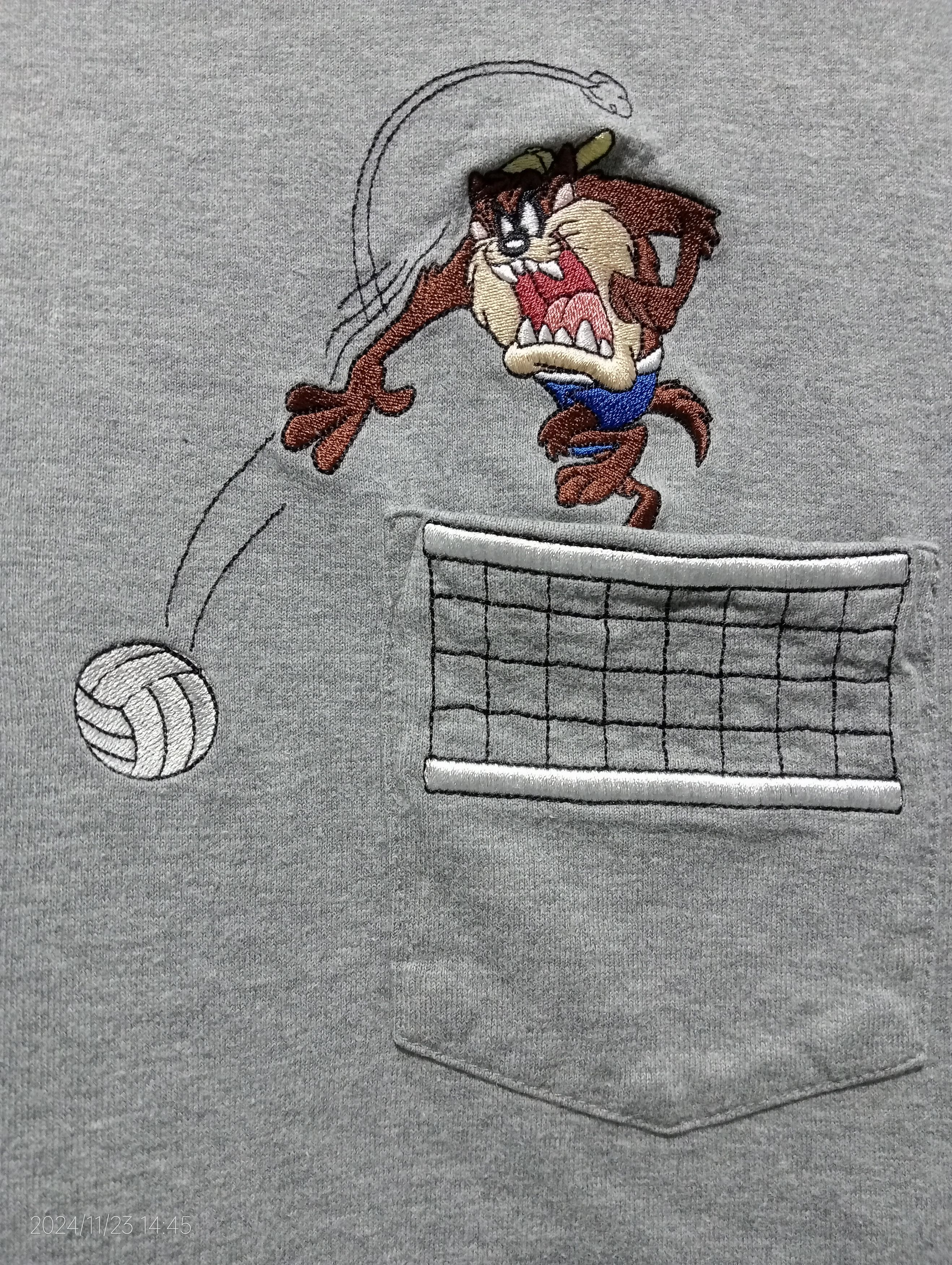 Cartoon Network Vintage '90s Warner Bros Studio Store Embroidery Pocket Tee Size US L / EU 52-54 / 3 - 3 Thumbnail