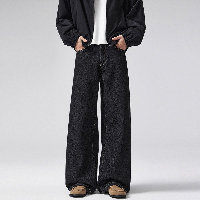 Japanese Brand American retro cleanfit wide-leg casual jeans for men Size US 32 / EU 48 - 1 Thumbnail