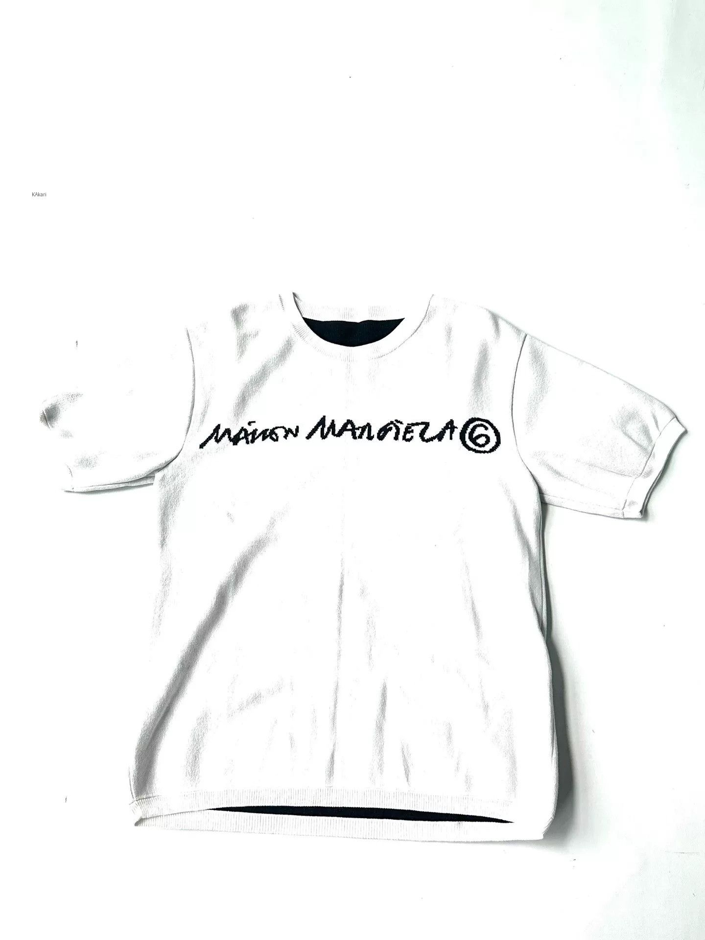 Maison Margiela Maison Margiela MM6 Wool Short Sleeve Size US L / EU 52-54 / 3 - 1 Thumbnail