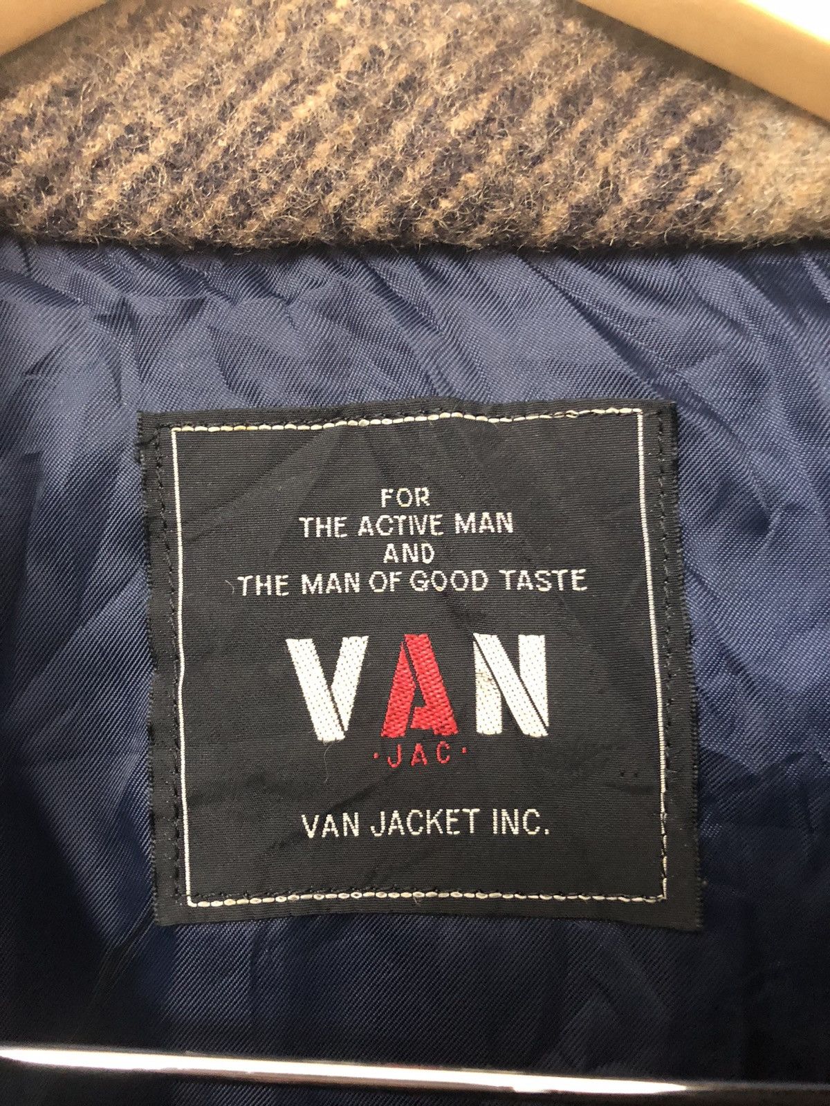 Van × Vintage Vintage Van Jac Wool Check Light Jacket Size US M / EU 48-50 / 2 - 9 Thumbnail