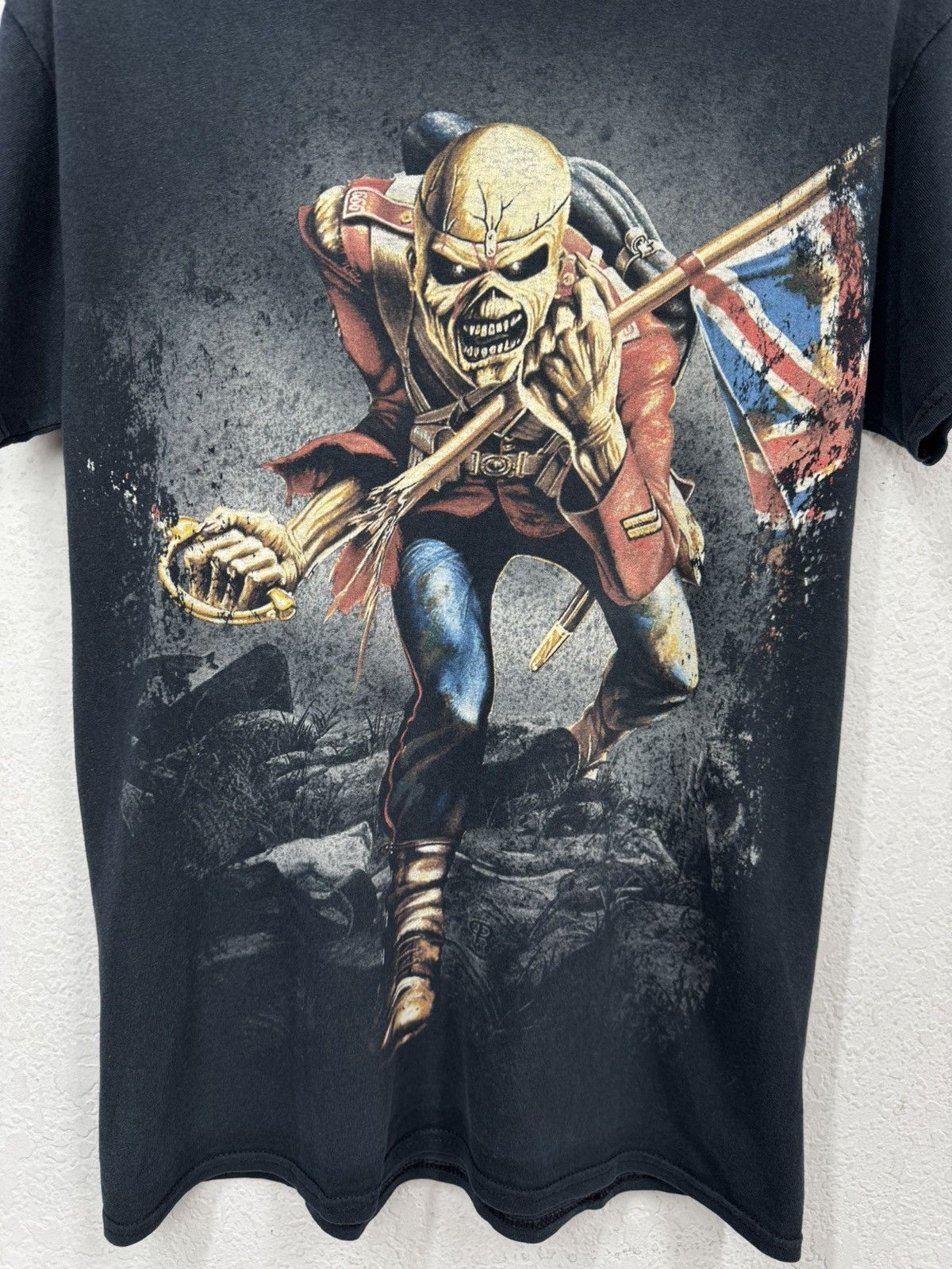 Gildan Vintage Iron Maiden T-Shirt Black 90s Band Tee Rock Size US M / EU 48-50 / 2 - 4 Thumbnail