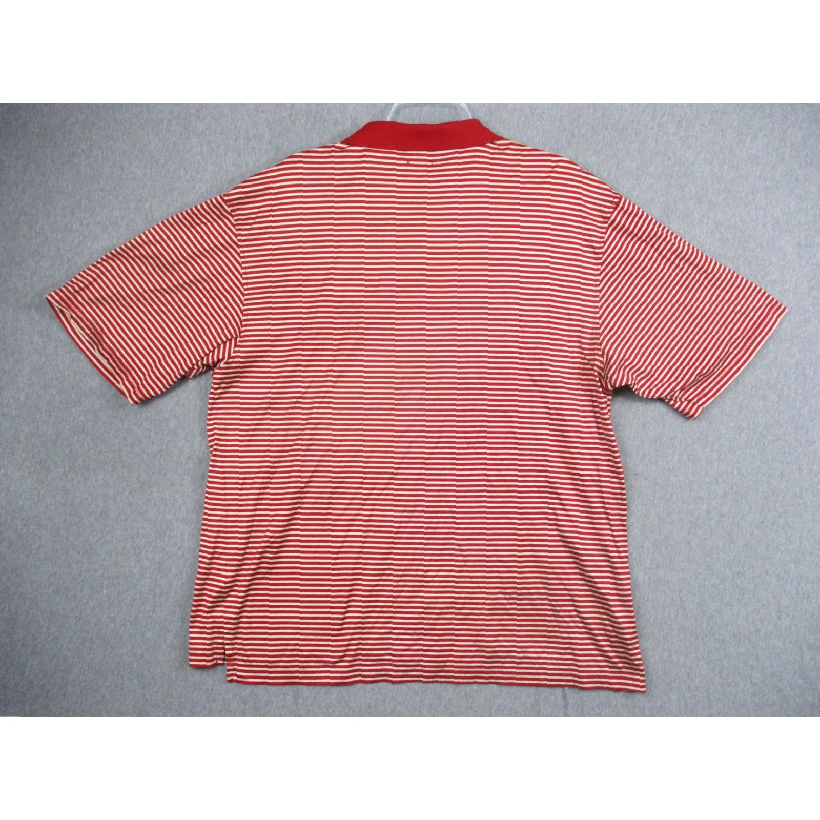 Mercedes-Benz Mercedes-Benz Polo Shirt Mens 2XL Red Striped White Embroidered Logo Mercerized Size US XXL / EU 58 / 5 - 6 Thumbnail