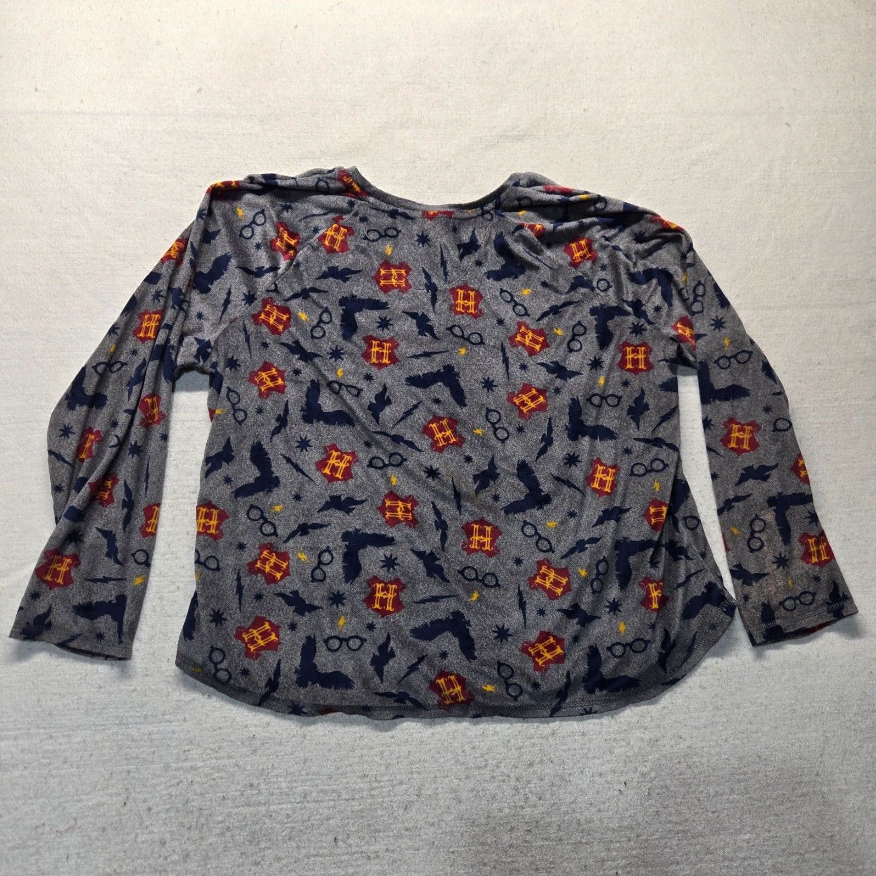 Vintage Harry Potter Sleep Shirt Super Soft Long Sleeve Adult Women's Size 3X Gray 22/24 Size XXL / US 16-18 / IT 52-54 - 7 Thumbnail