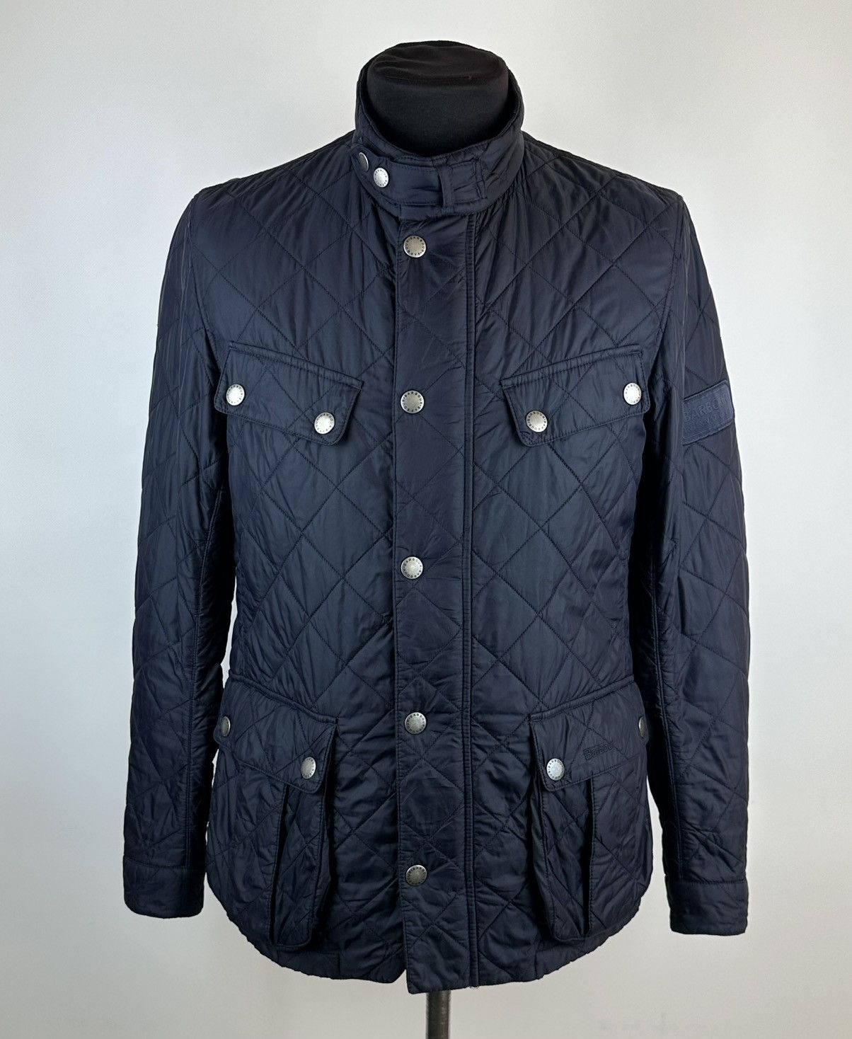Barbour Barbour International Ariel Men’s Quilted Jacket Size L Navy Size US L / EU 52-54 / 3 - 1 Thumbnail