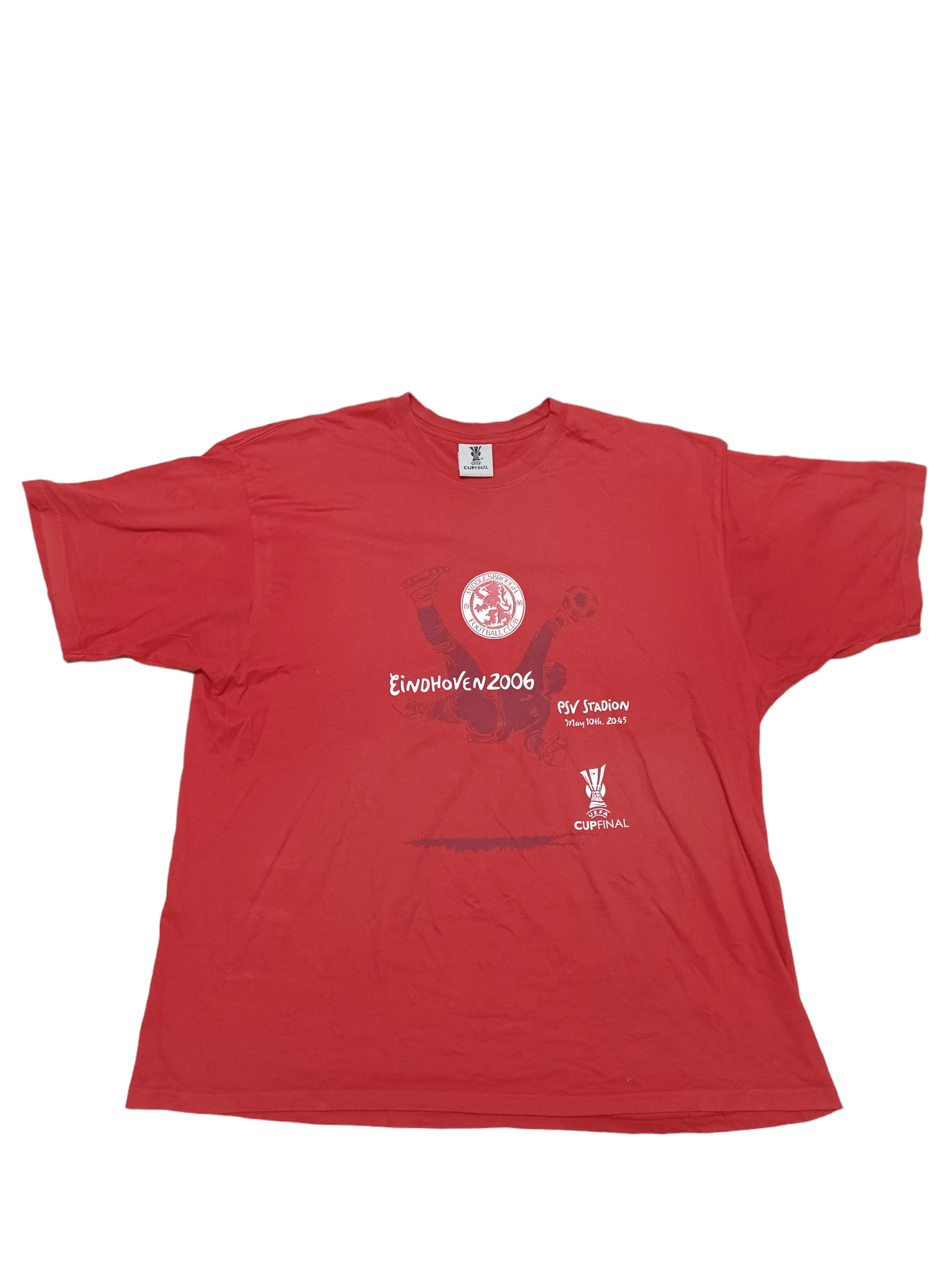 Vintage UEFA CUP FINAL 2006 MIDDLESBROUGH MATCH TEE MERCH Size US XXL / EU 58 / 5 - 1 Thumbnail