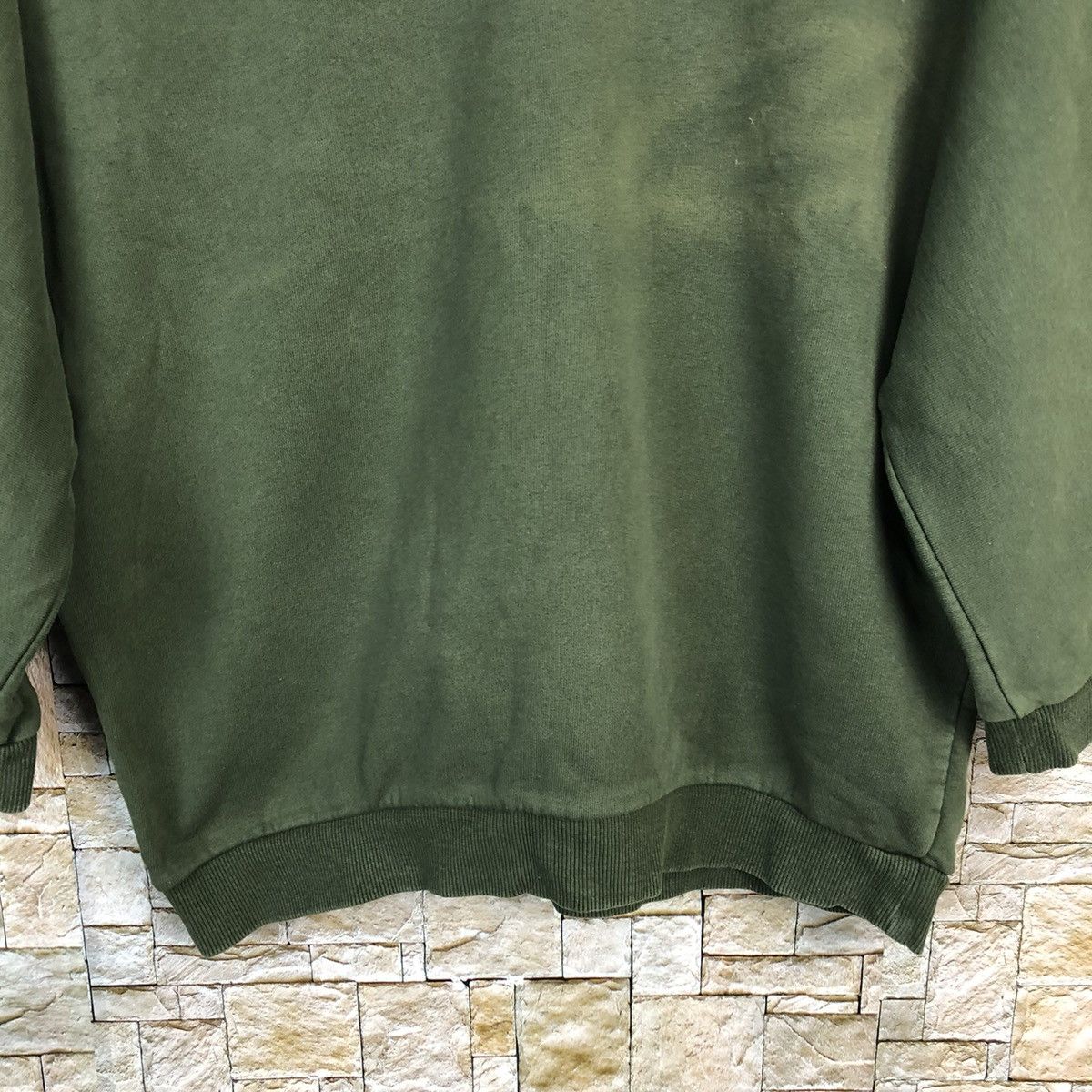 Japanese Brand Kenzo Paris Green Sweatshirt #A426 Size US S / EU 44-46 / 1 - 10 Thumbnail