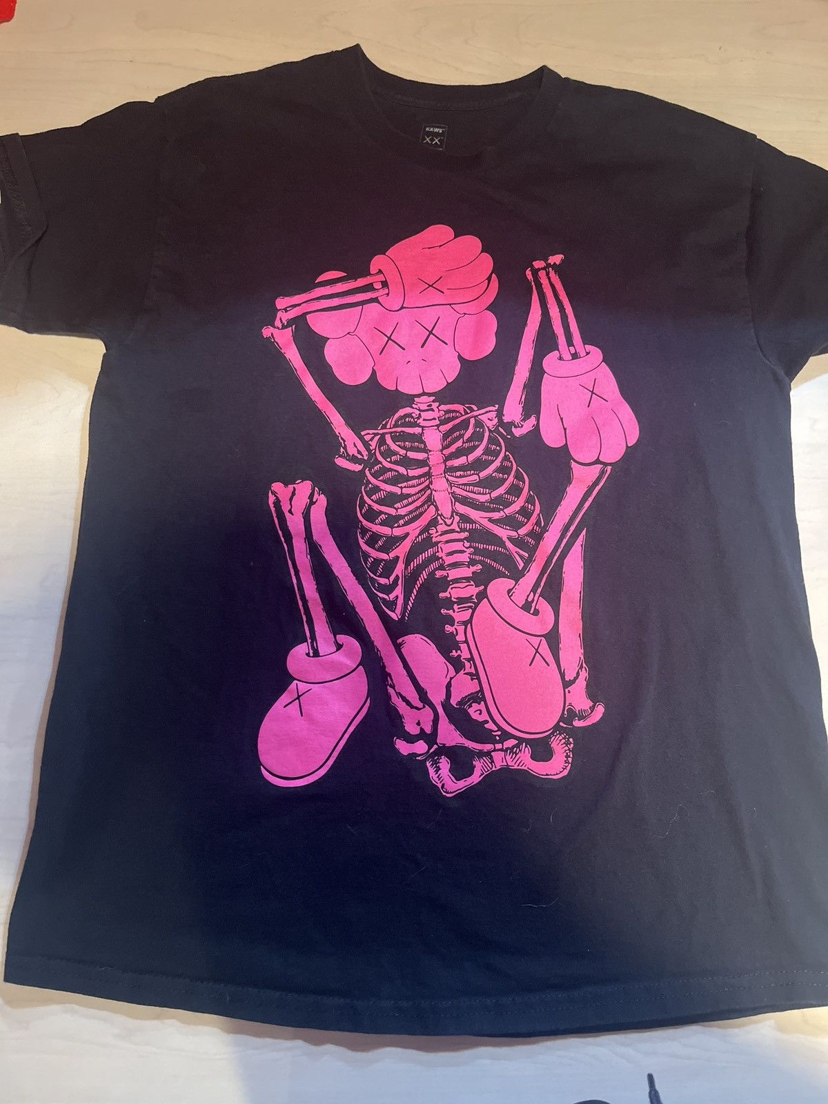 Kaws KAWS SKELETON NEW FICTION Tee Size US L / EU 52-54 / 3 - 1 Thumbnail