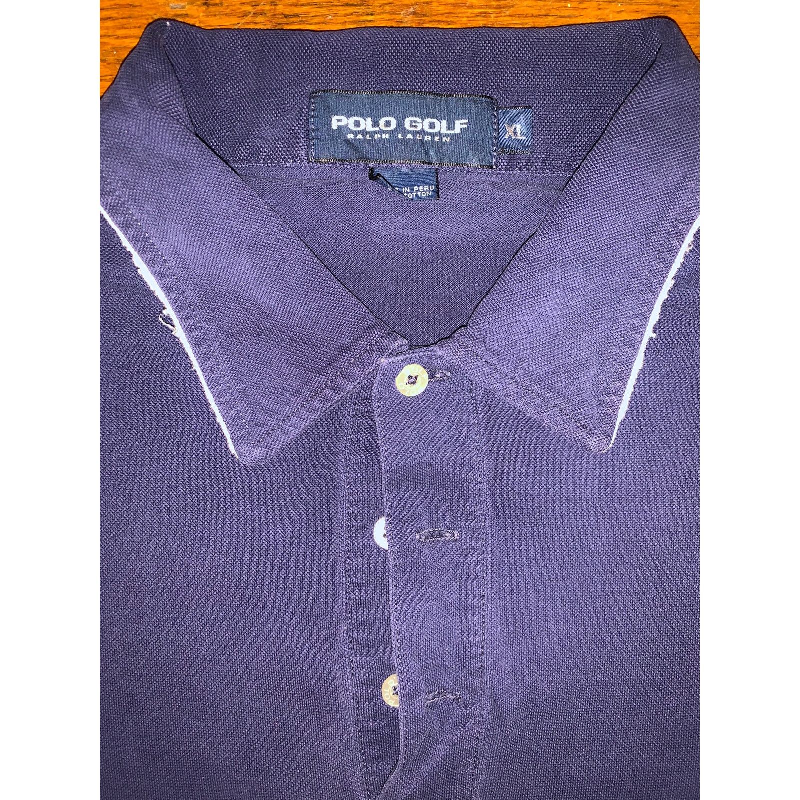 Polo Ralph Lauren Polo Golf Ralph Lauren Navy Blue Polo Shirt XL Prestonwood Size US XL / EU 56 / 4 - 4 Thumbnail