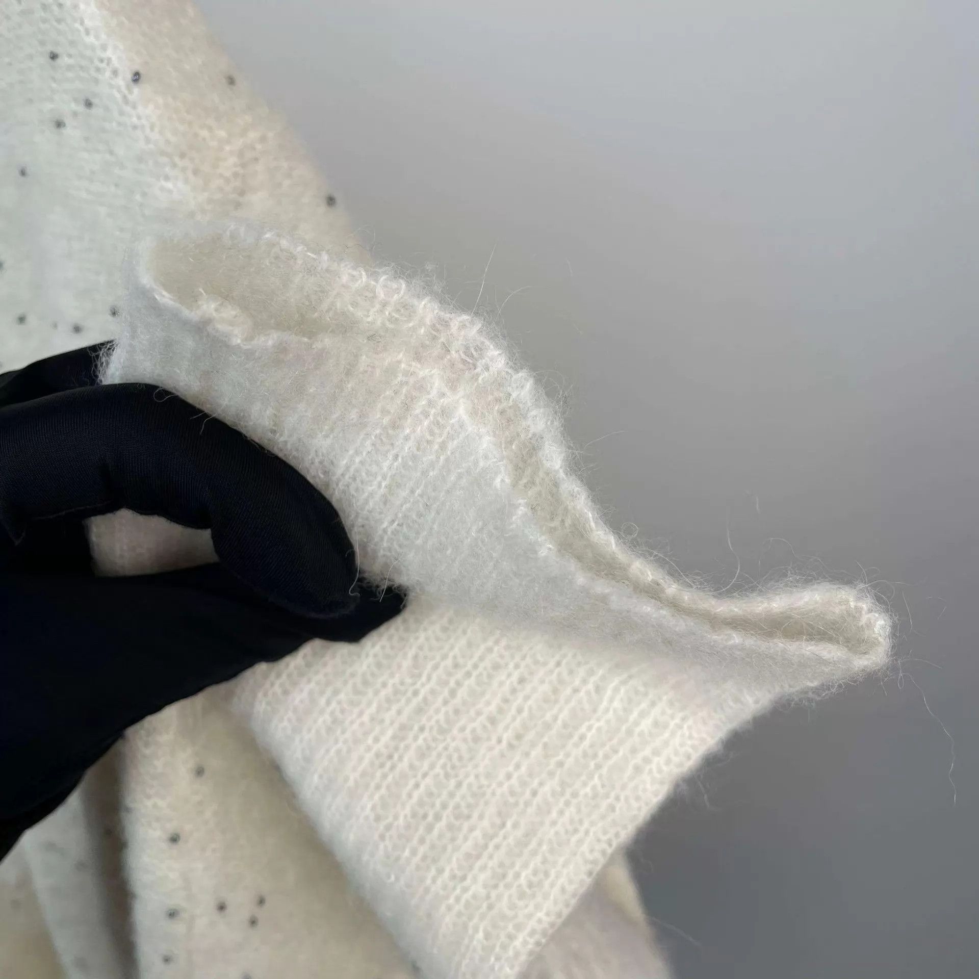 Max Mara Maxmara 95 New Beaded Knit Sweater 175/96A Size XL / US 12-14 / IT 48-50 - 7 Thumbnail
