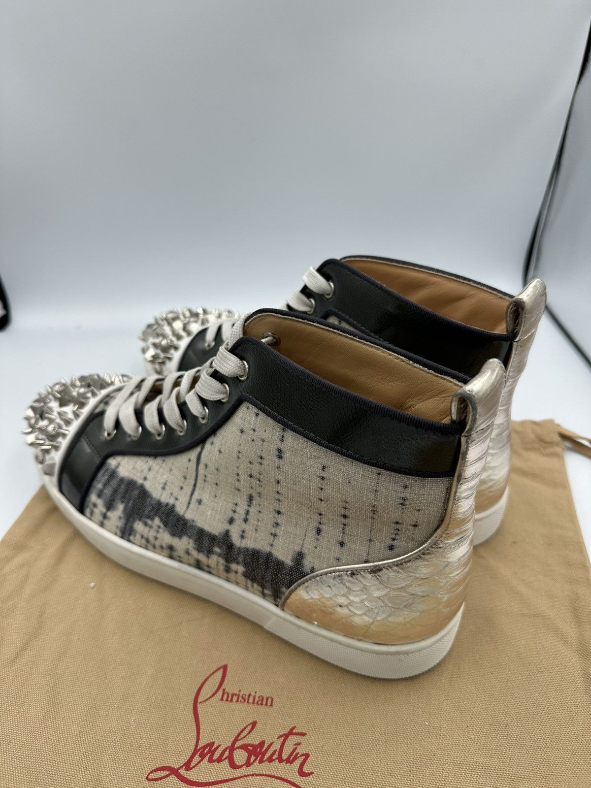 Christian Louboutin Christian Louboutin High Top Sneakers Size US 13 / EU 46 - 13 Thumbnail