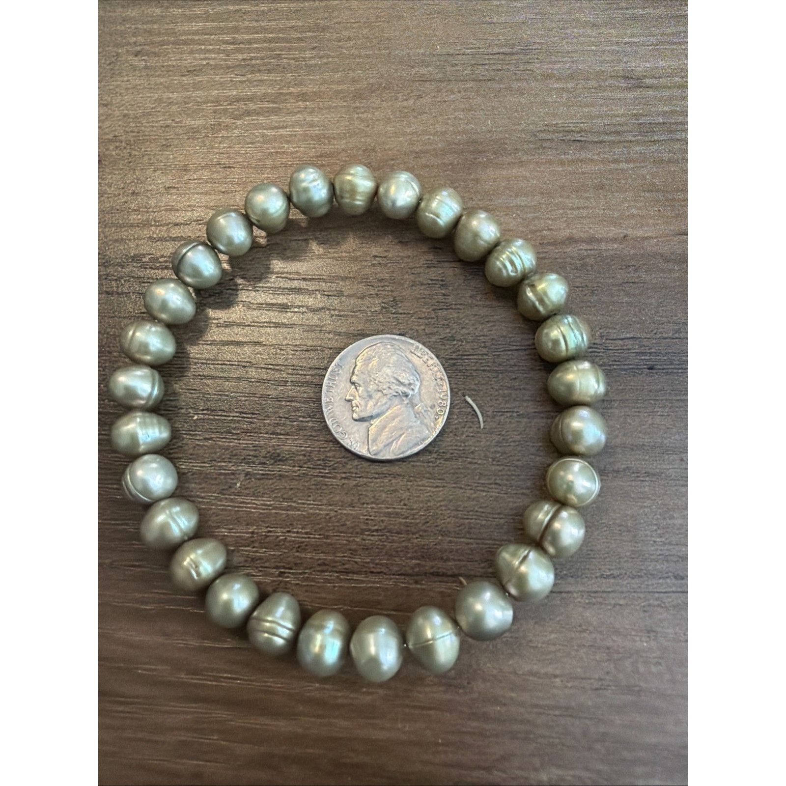The Unbranded Brand Pyrite Natural Crystal Beads Bohemian Bracelet Size ONE SIZE - 2 Thumbnail