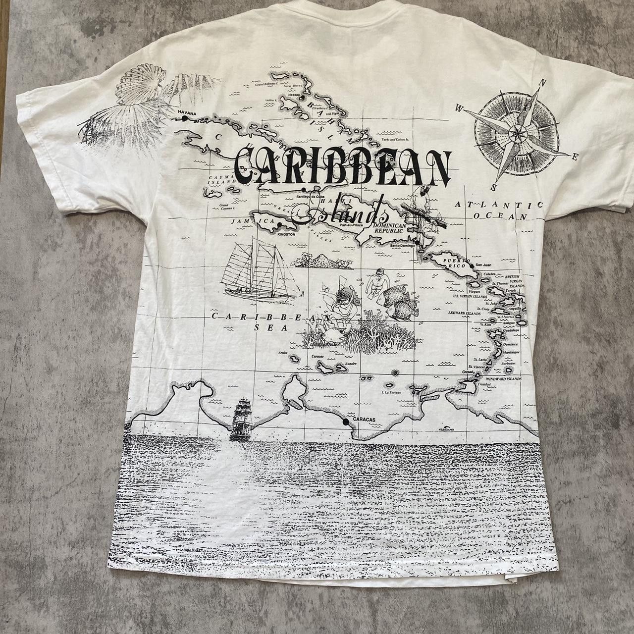 Delta 90s Caribbean Vintage Retro Delta Full Print Vacation Size US XL / EU 56 / 4 - 2 Thumbnail
