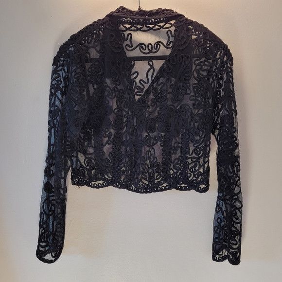 Other Asian inspired lace embroidered sheer cardigan - M Size M / US 6-8 / IT 42-44 - 3 Thumbnail