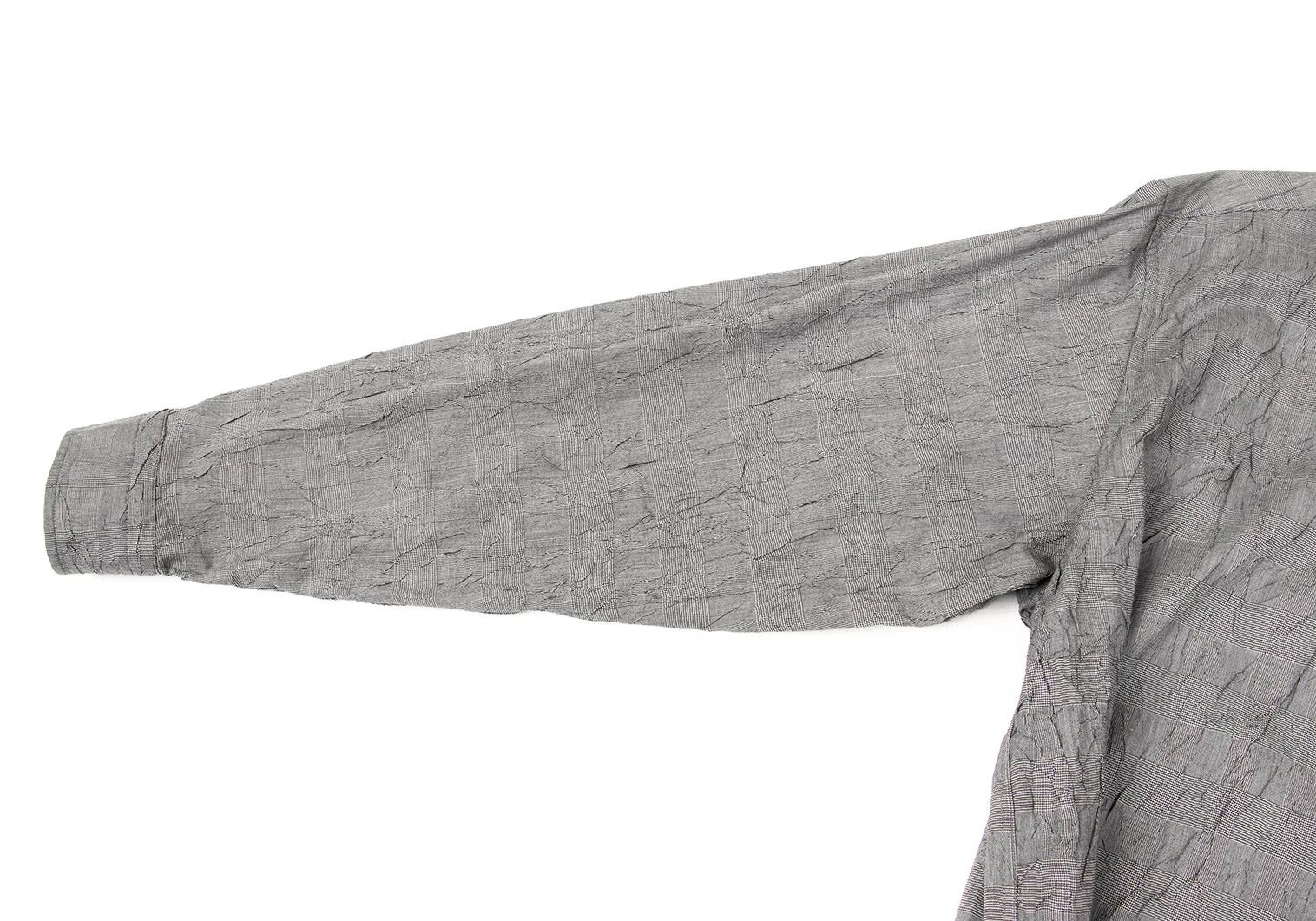 Issey Miyake Gray Glen Check Pleats Shirt for Men Size 4 Size US XL / EU 56 / 4 - 6 Thumbnail
