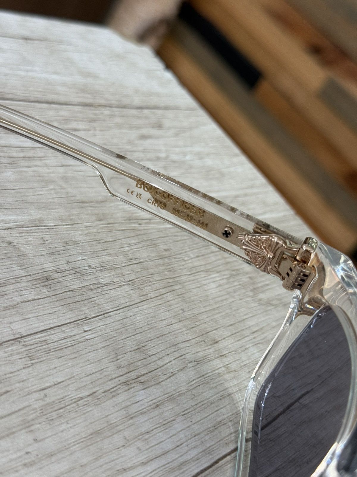Chrome Hearts GOLD Chrome Hearts Box Office Tinted glasses Size ONE SIZE - 3 Thumbnail