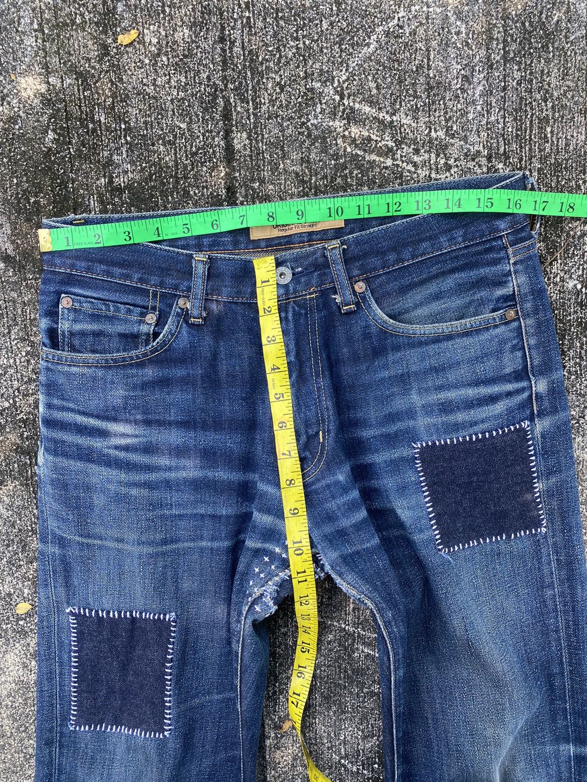 Uniqlo 🔥 Offer Best 🔥 Vintage Distressed Uniqlo Jeans S002 Size US 33 - 18 Thumbnail