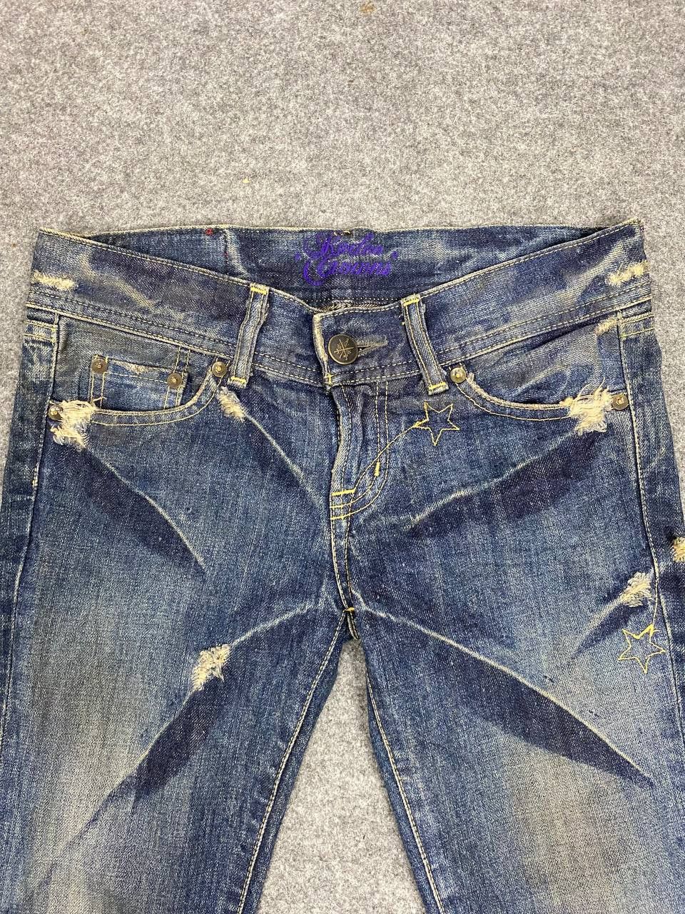 Japanese Brand vintage rodeo crown japanese brands distressed denim Size 31" - 8 Thumbnail