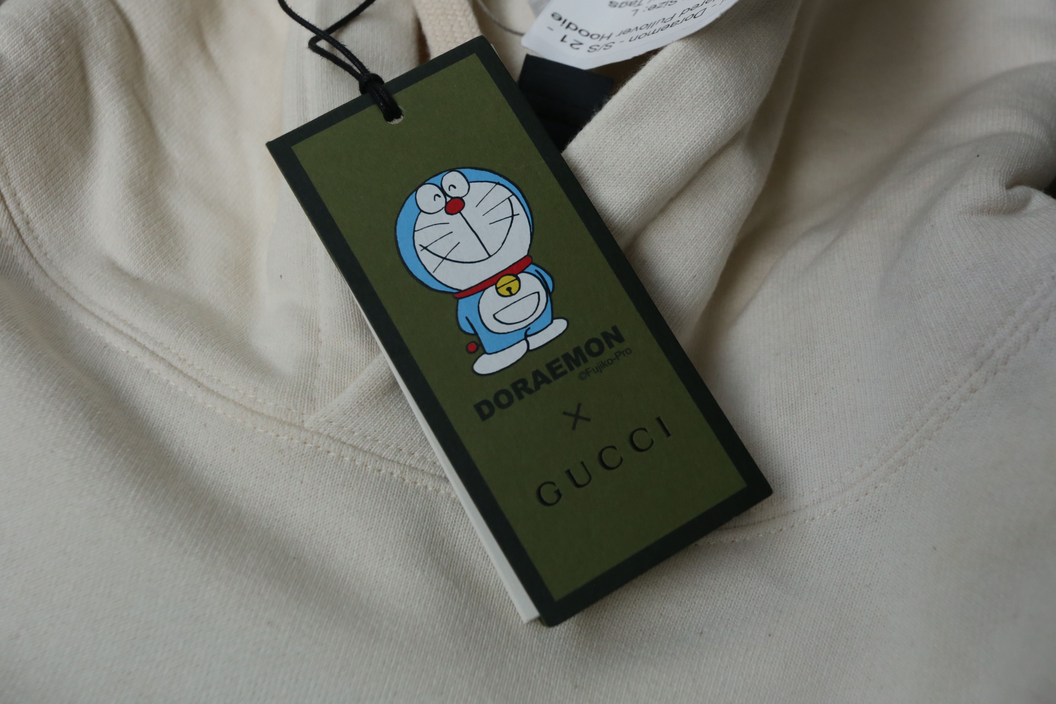 Gucci Gucci - Doraemon - S/S 21 - Embroidered Pullover Hoodie Size US L / EU 52-54 / 3 - 4 Thumbnail