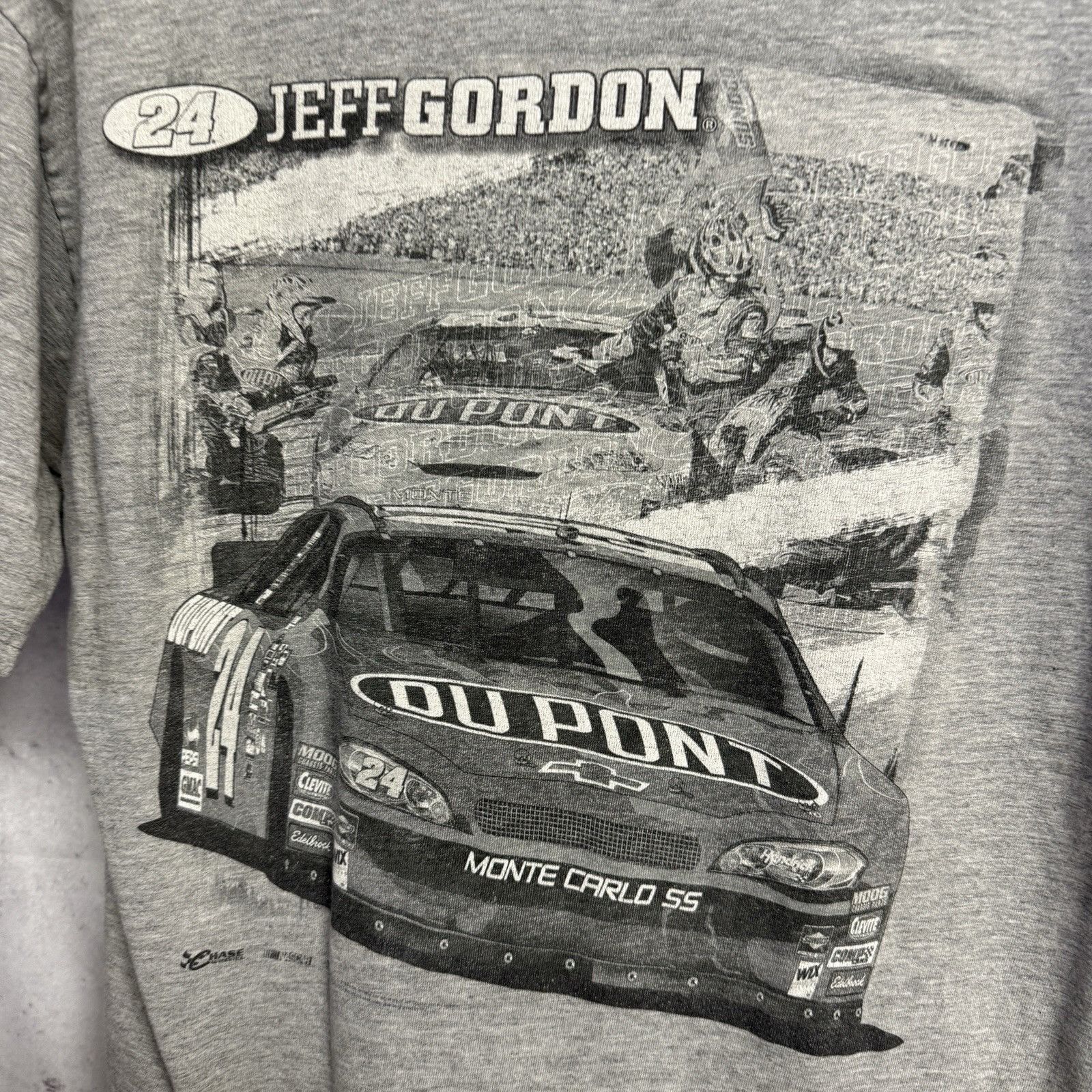 Vintage Vintage Jeff Gordan Nascar T Shirt Mens Medium 19x26 Gray Ch Size US M / EU 48-50 / 2 - 6 Thumbnail