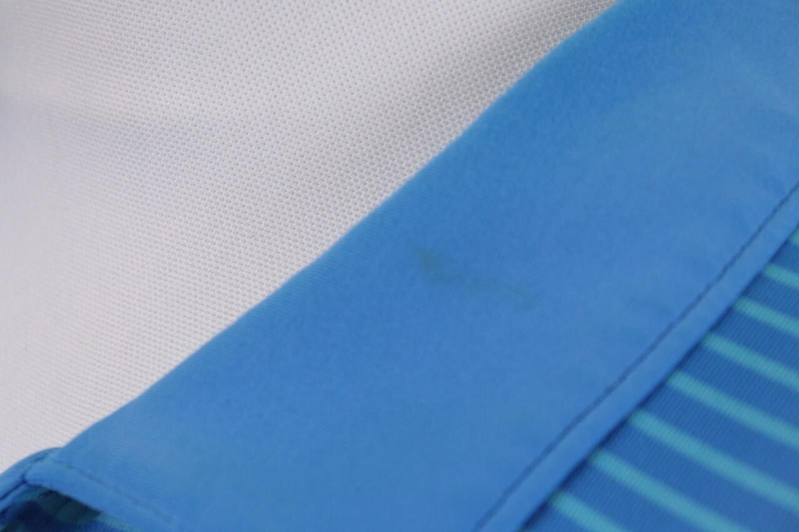 Nike Nike Golf Dri Fit Blue Striped Tennis Polo Shirt Size L Size US L / EU 52-54 / 3 - 9 Thumbnail