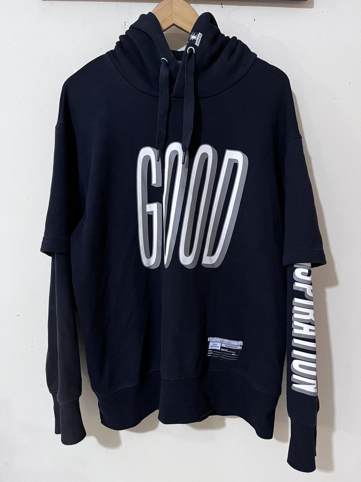Maison MIHARA YASUHIRO Black Maison Mihara Yasuhiro GOOD Hoodie Size US L / EU 52-54 / 3 - 1 Thumbnail