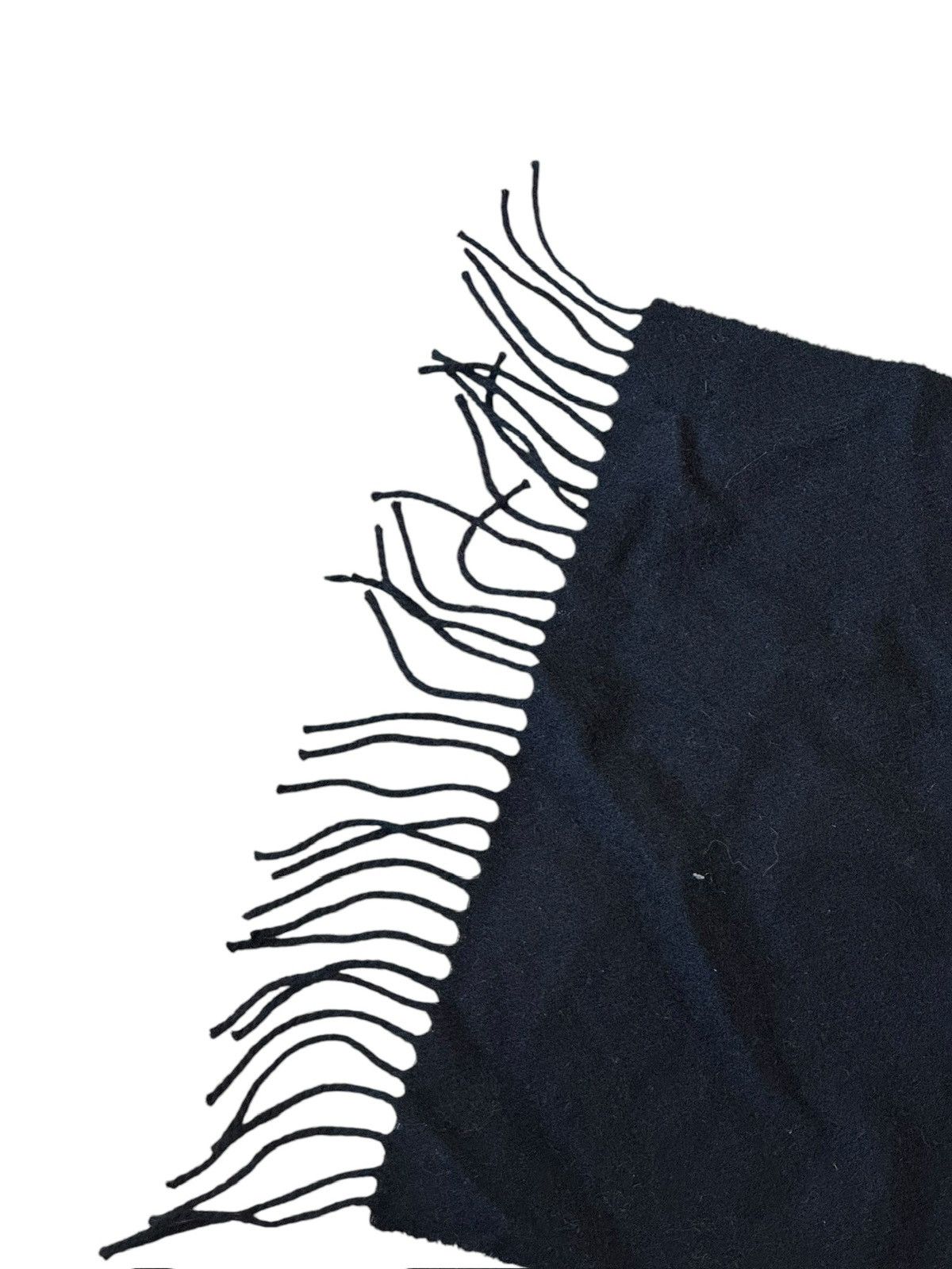Calvin Klein Calvin Klein Logo Black Wool Wrap Shawl Scarf Size ONE SIZE - 10 Thumbnail