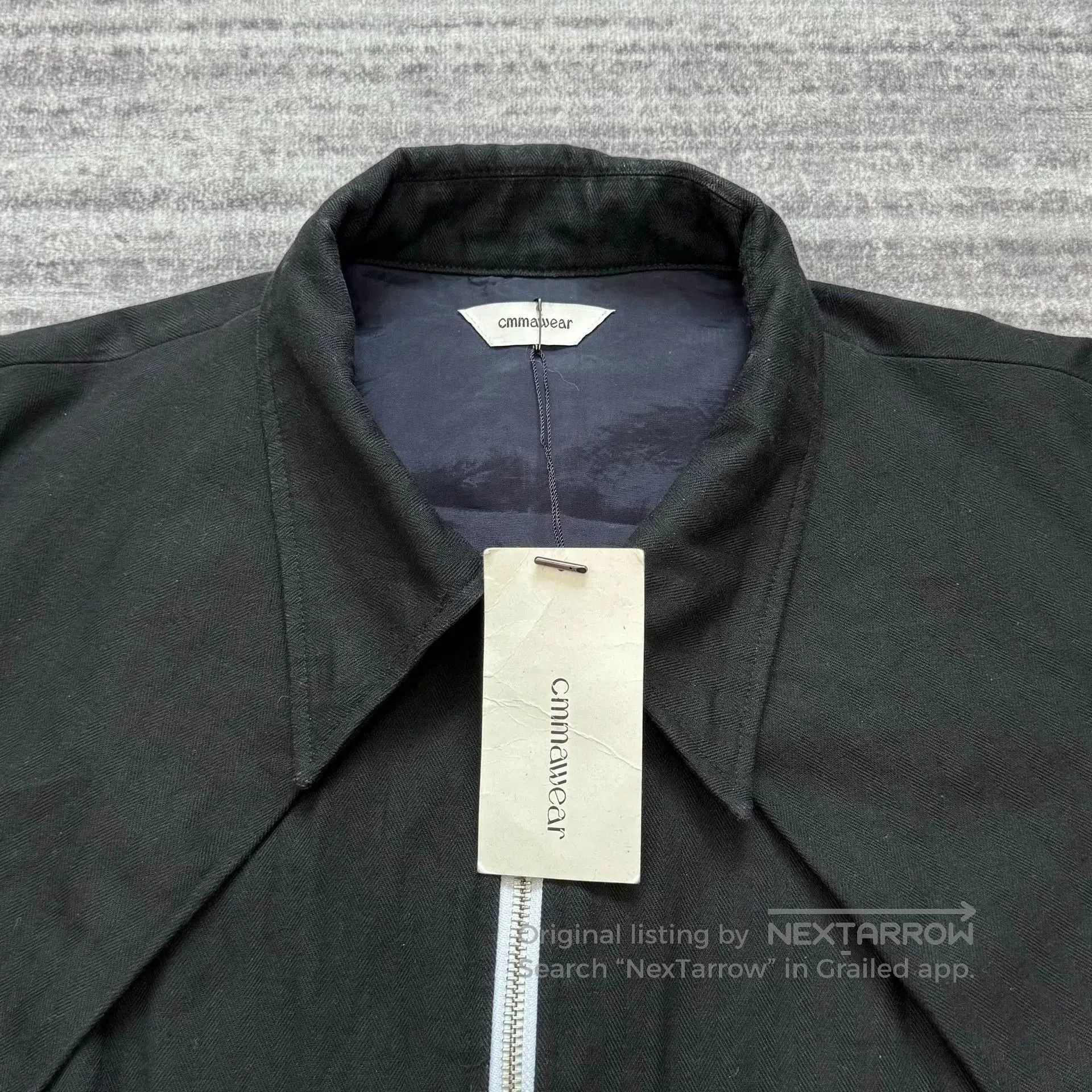 CMMAWEAR crescent cut work jacket with zipper. Size M / US 6-8 / IT 42-44 - 4 Thumbnail