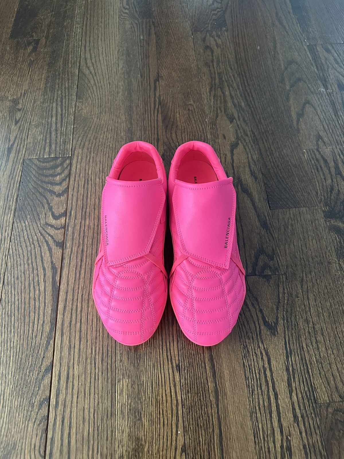 image of Balenciaga Soccer Sneaker Fluo Pink Unisex, Men's (Size 8)