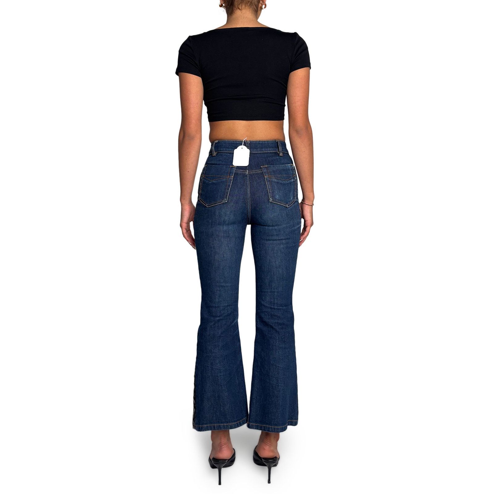 ELLERY Front Zip Jeans Size 25" / US 0 / IT 36 - 3 Thumbnail