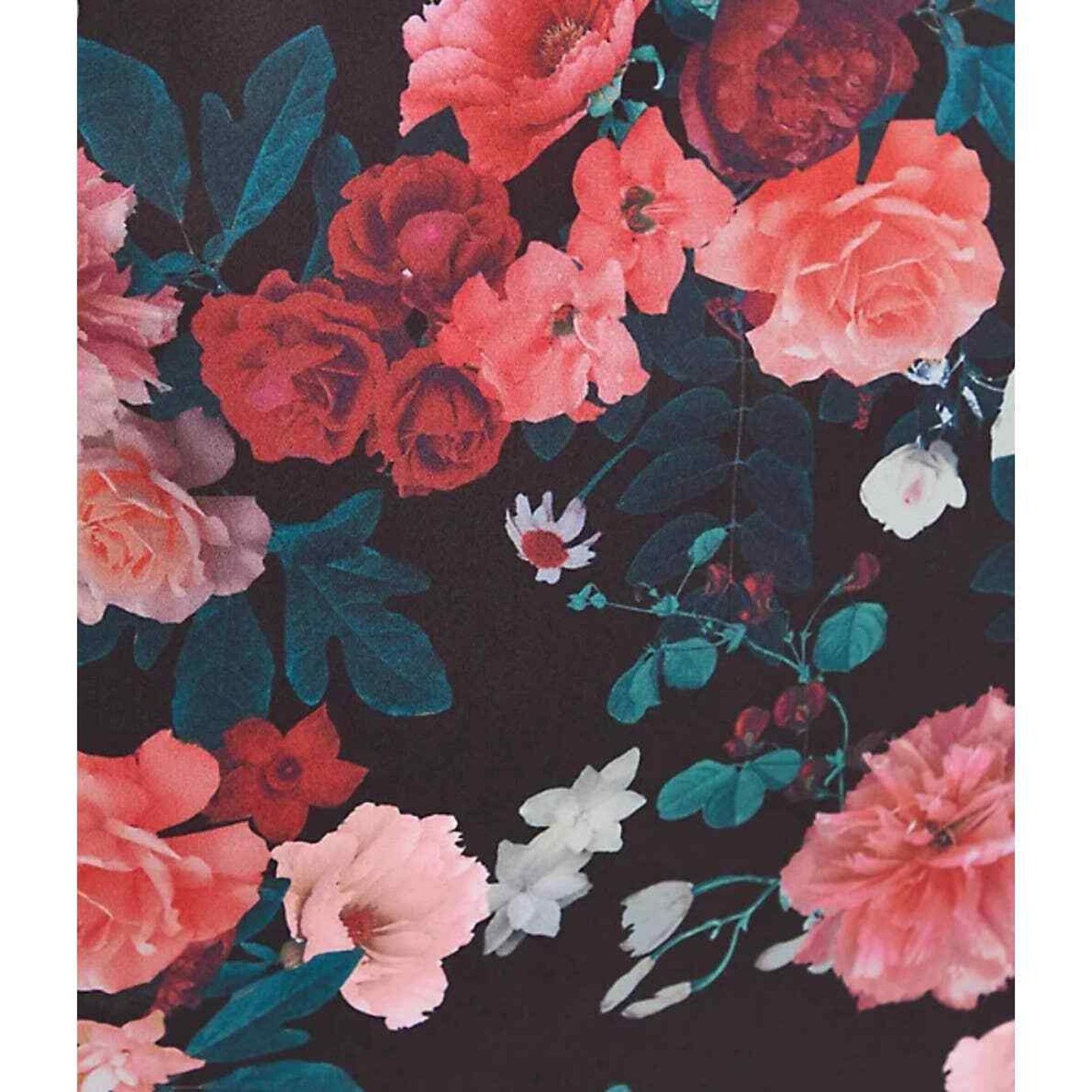 Torrid TORRID 2X BLACK FLORAL GEORGETTE HI-LOW TUNIC NWT Size XXL / US 16-18 / IT 52-54 - 5 Thumbnail