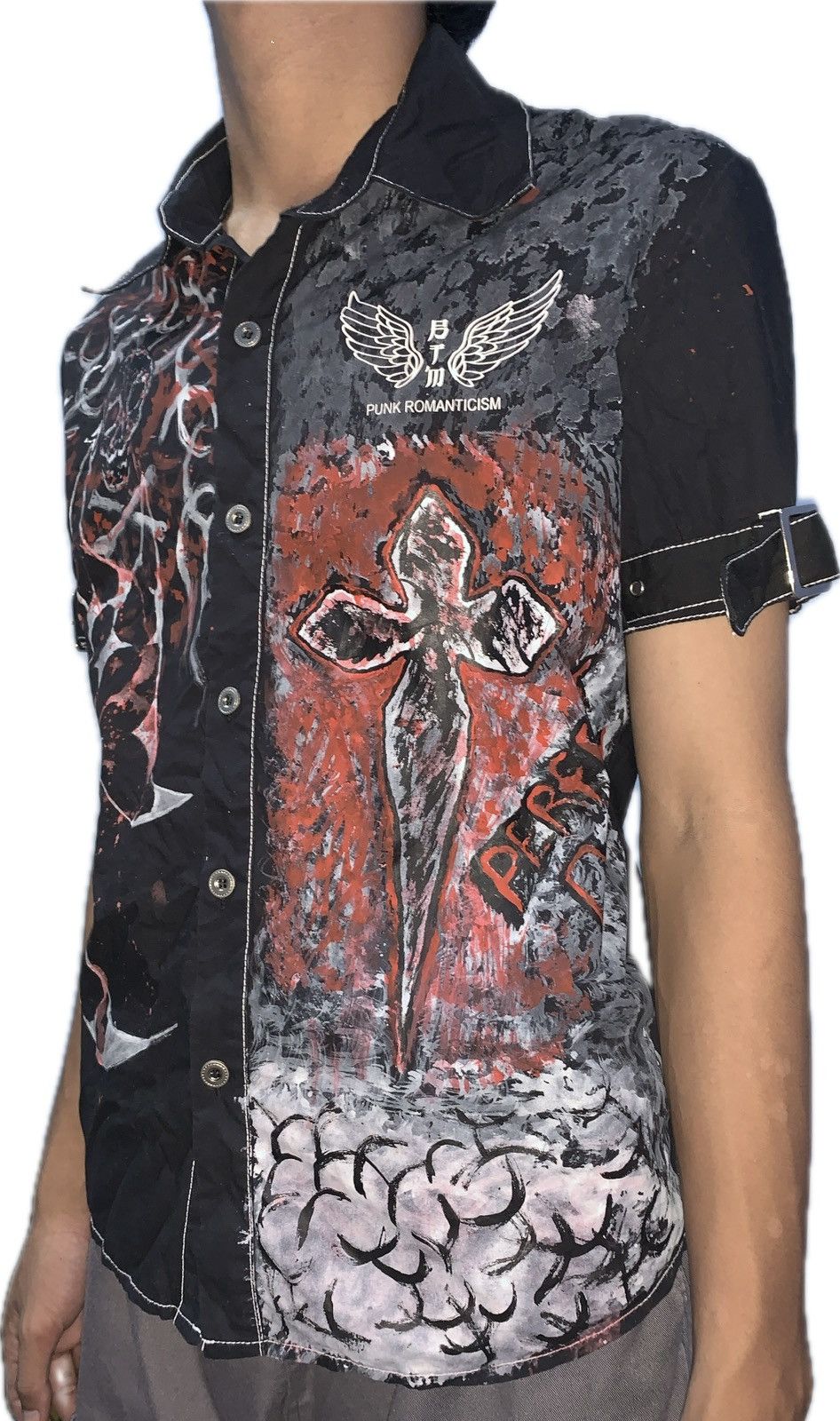 If Six Was Nine JAPANESE BTM HOMME POEM SKULL GOTHIC PUNK SEDITIONARIES VKEI Size US M / EU 48-50 / 2 - 8 Thumbnail