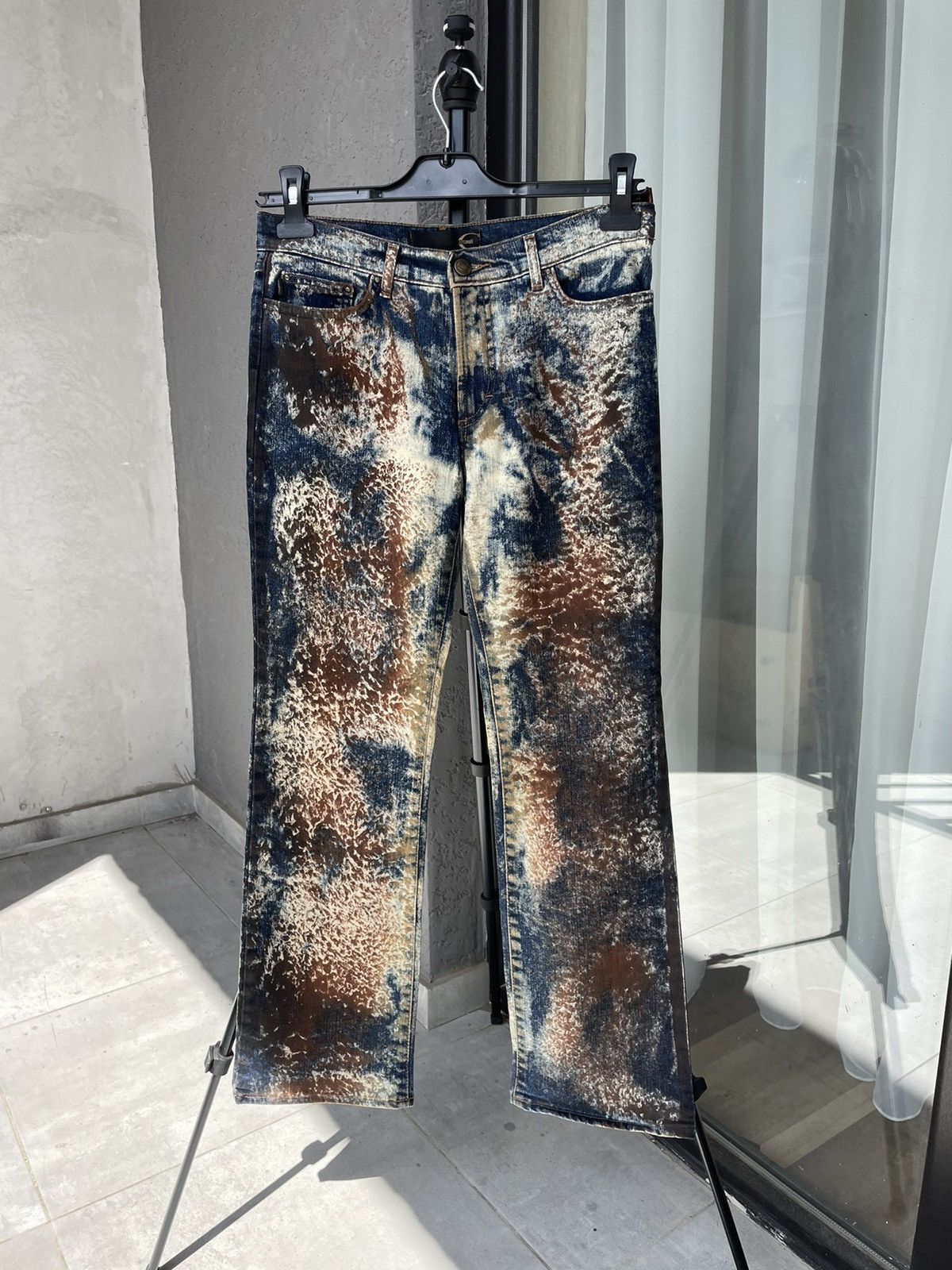 image of Roberto Cavalli Jeans Pants Printed Vintage 90S, Women's (Size 28)