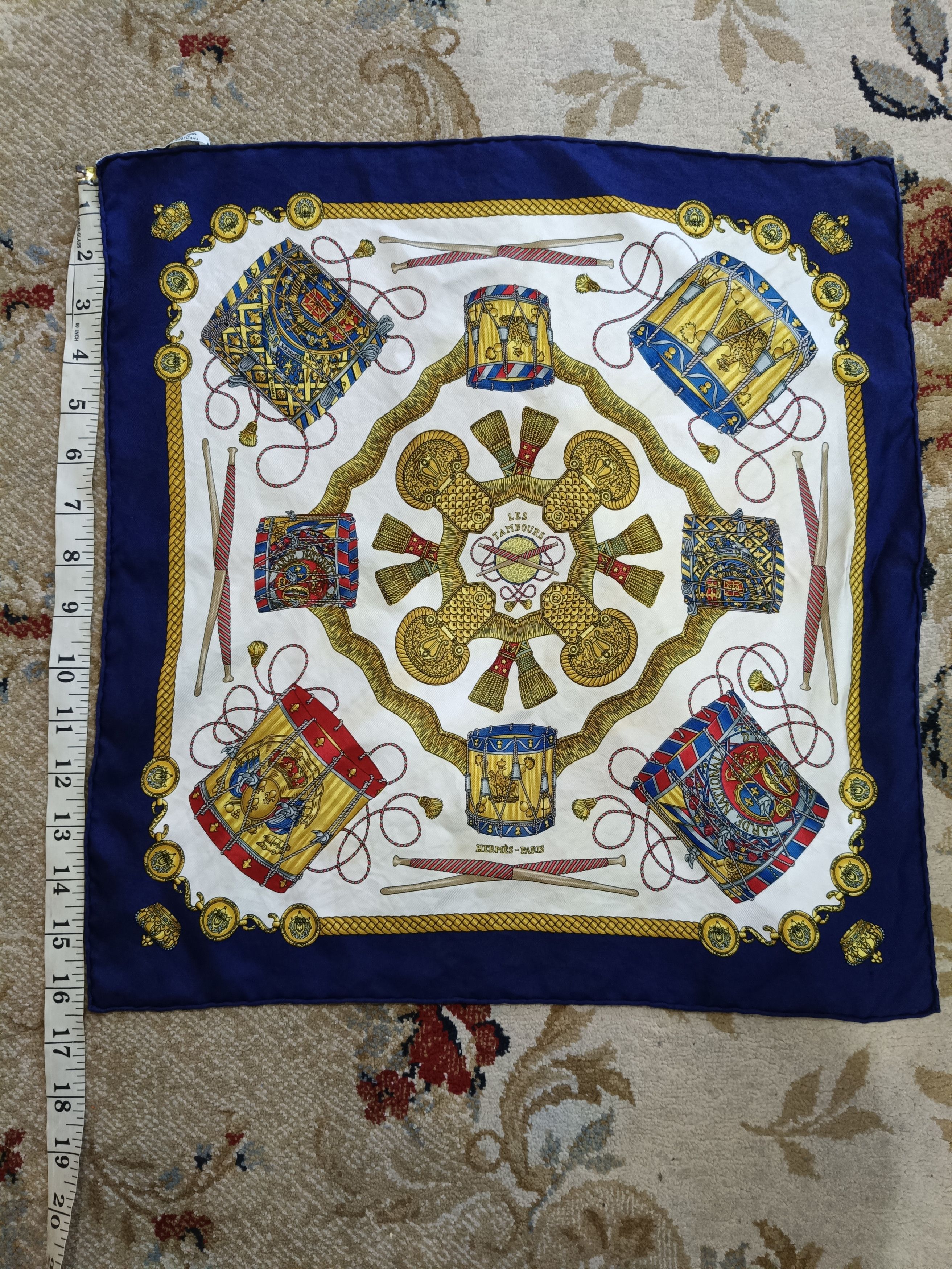 Hermes Hermes Les Tambours Scarf Size ONE SIZE - 5 Thumbnail