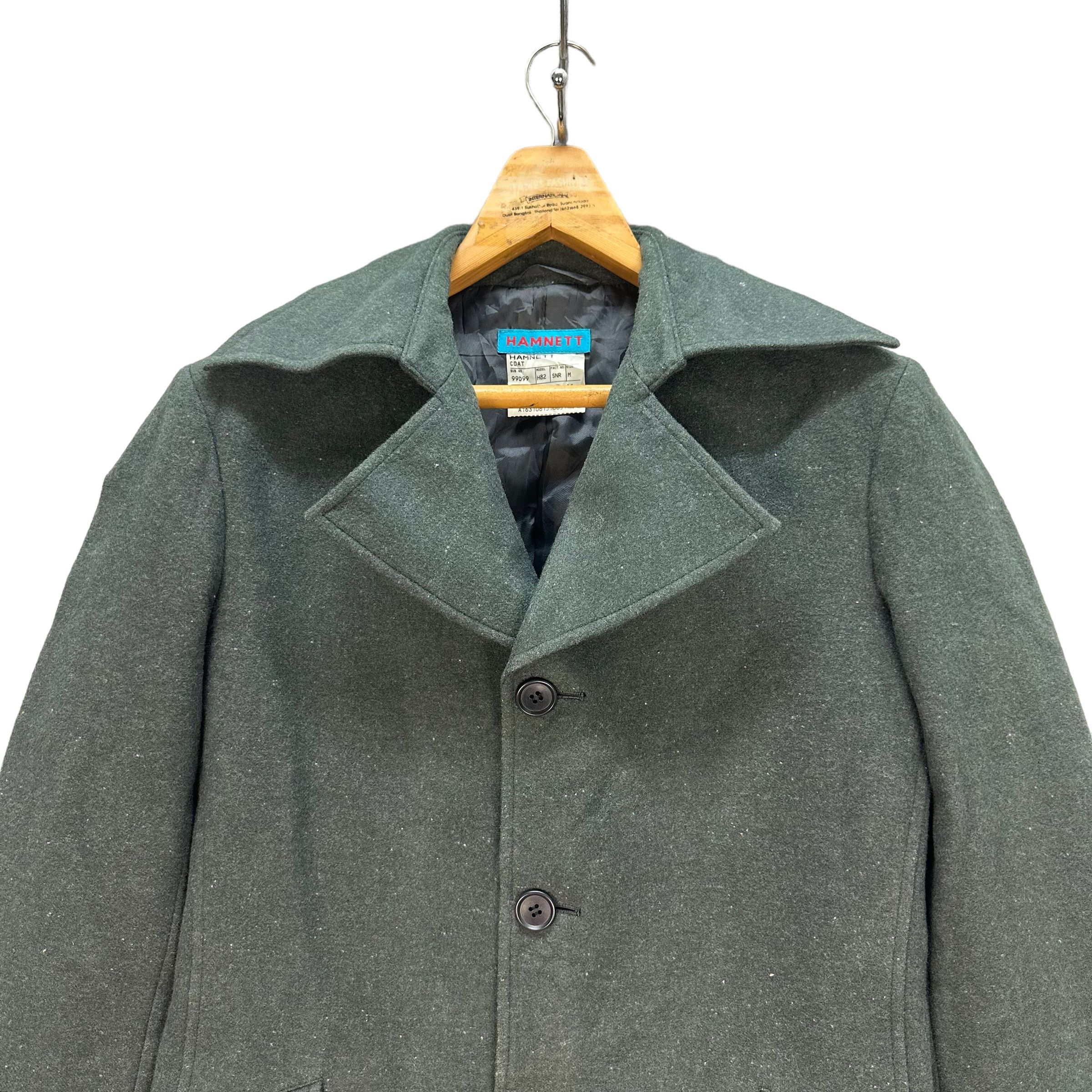 Katharine Hamnett London HAMNETT WOOL LONG COAT #7858-184 Size US M / EU 48-50 / 2 - 2 Thumbnail