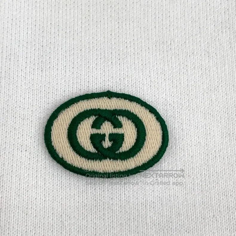 Gucci Gucci White side stripe logo embroidered cotton stand-up c Size XS / US 0-2 / IT 36-38 - 5 Thumbnail
